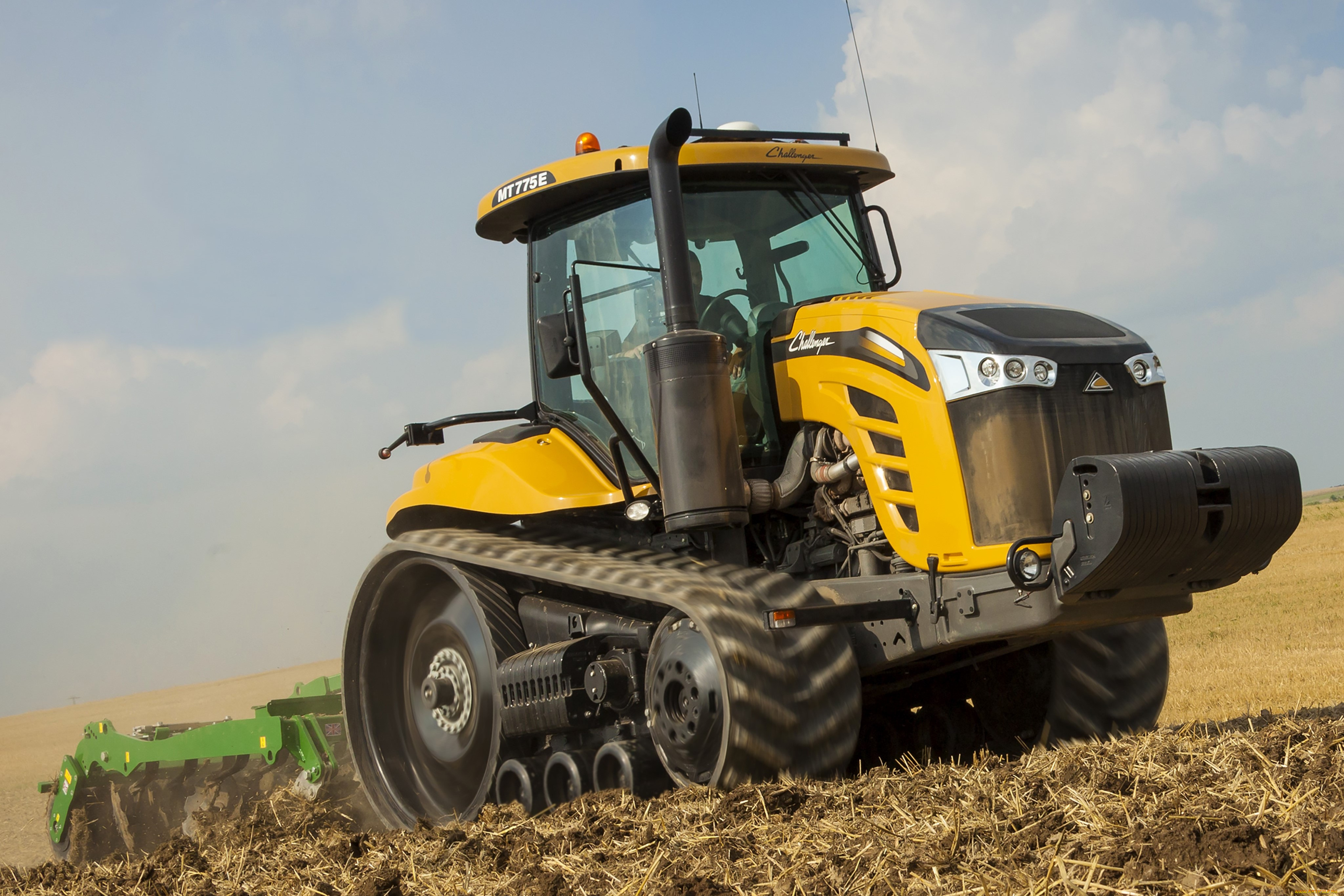 техника, тракторы, на, гусенецах, challenger