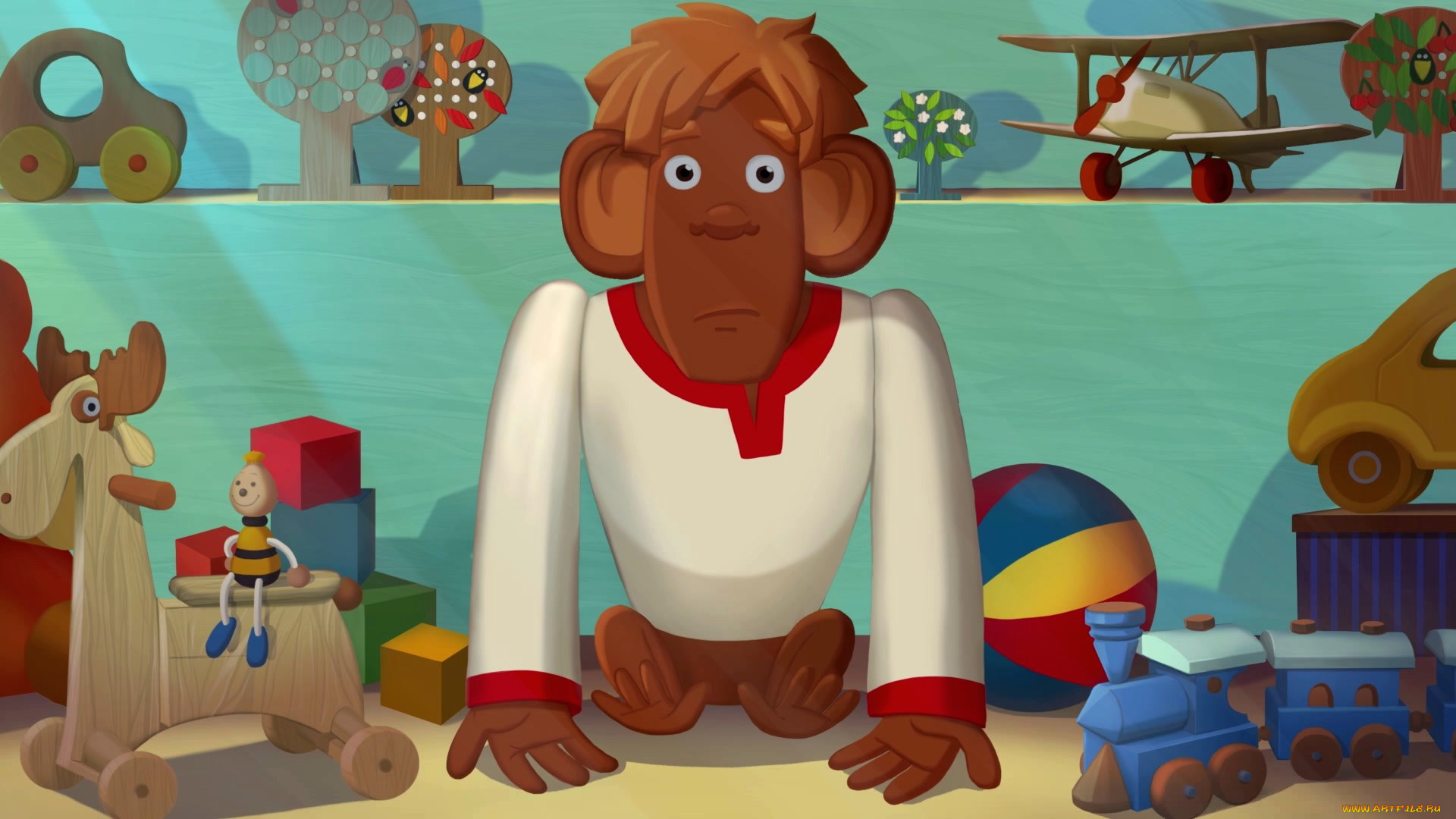 мультфильмы, иван, царевич, и, серый, волк, 3, игрушка, кукла