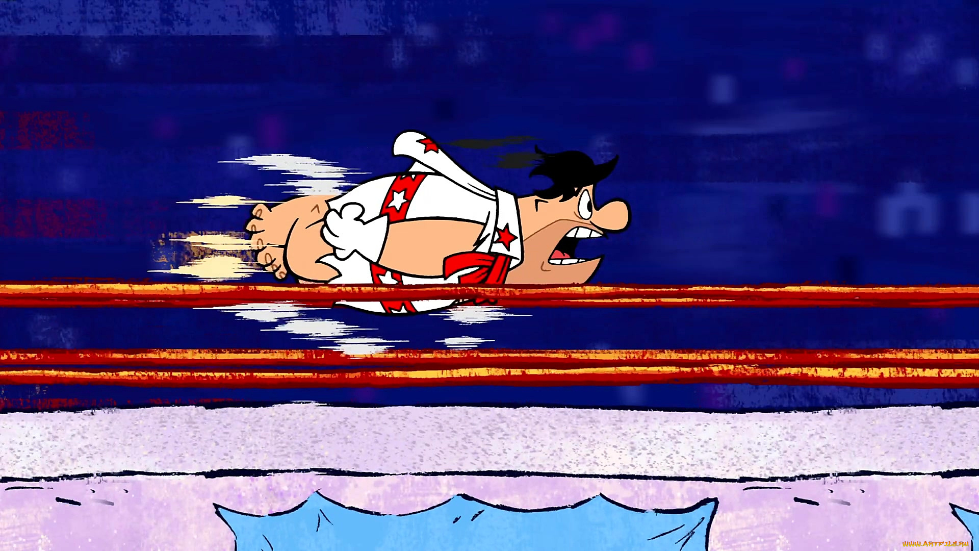 мультфильмы, the, flintstones, полет, мужчина