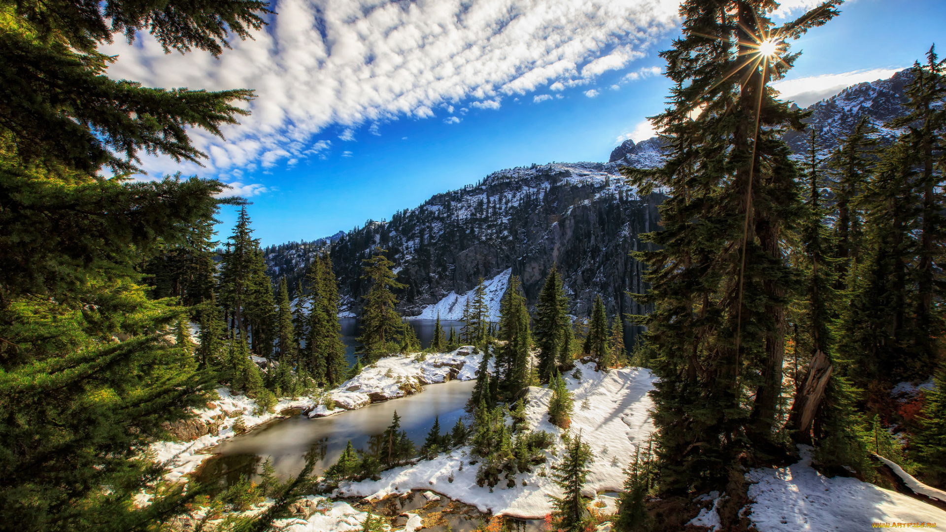 природа, горы, простор