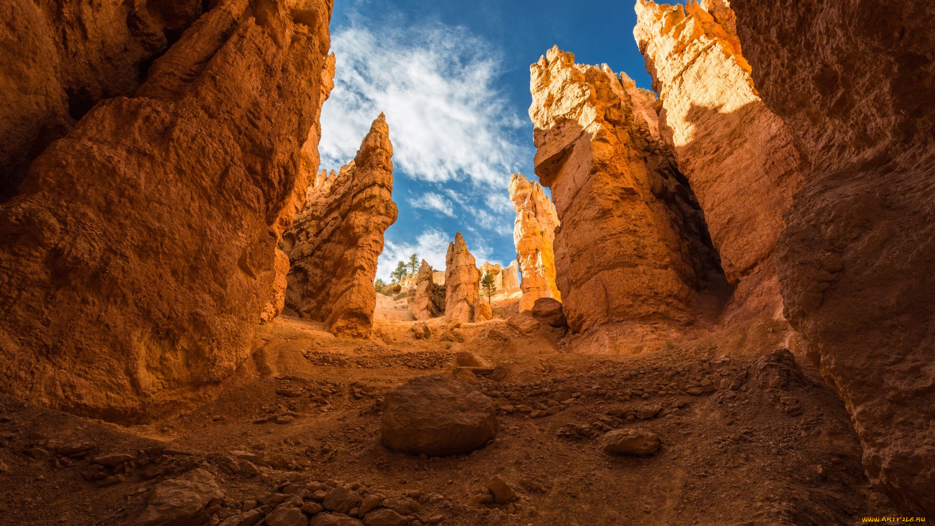 природа, горы, ущелье, брайс-каньон, национальный, парк, сша, юта, скалы