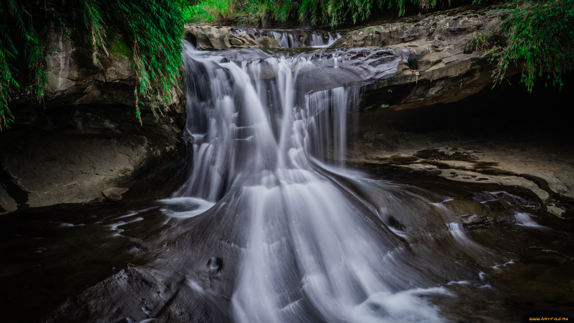 природа, водопады, простор