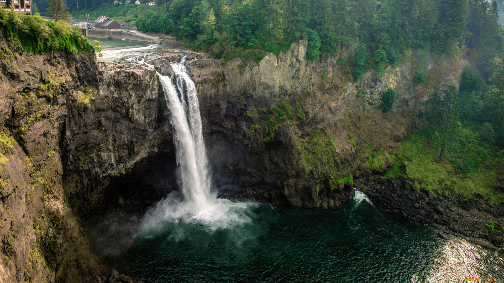 природа, водопады, простор