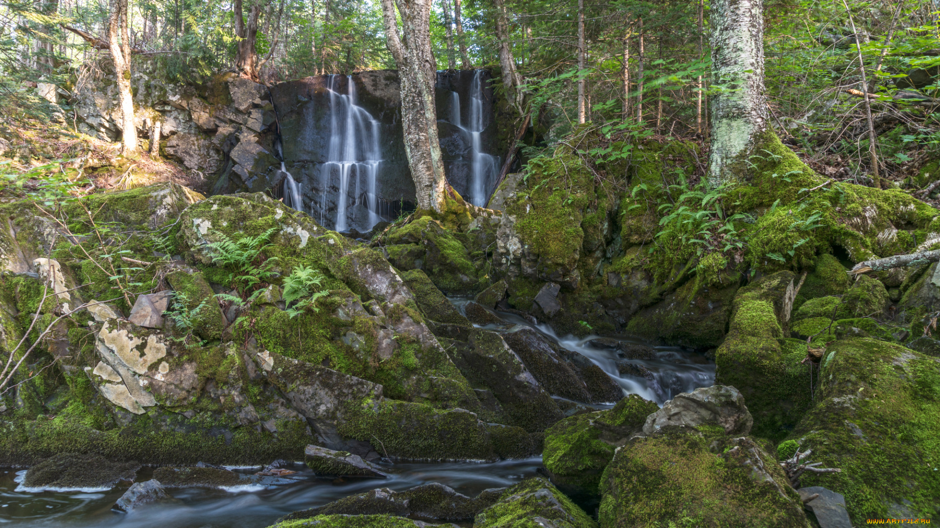 природа, водопады, простор
