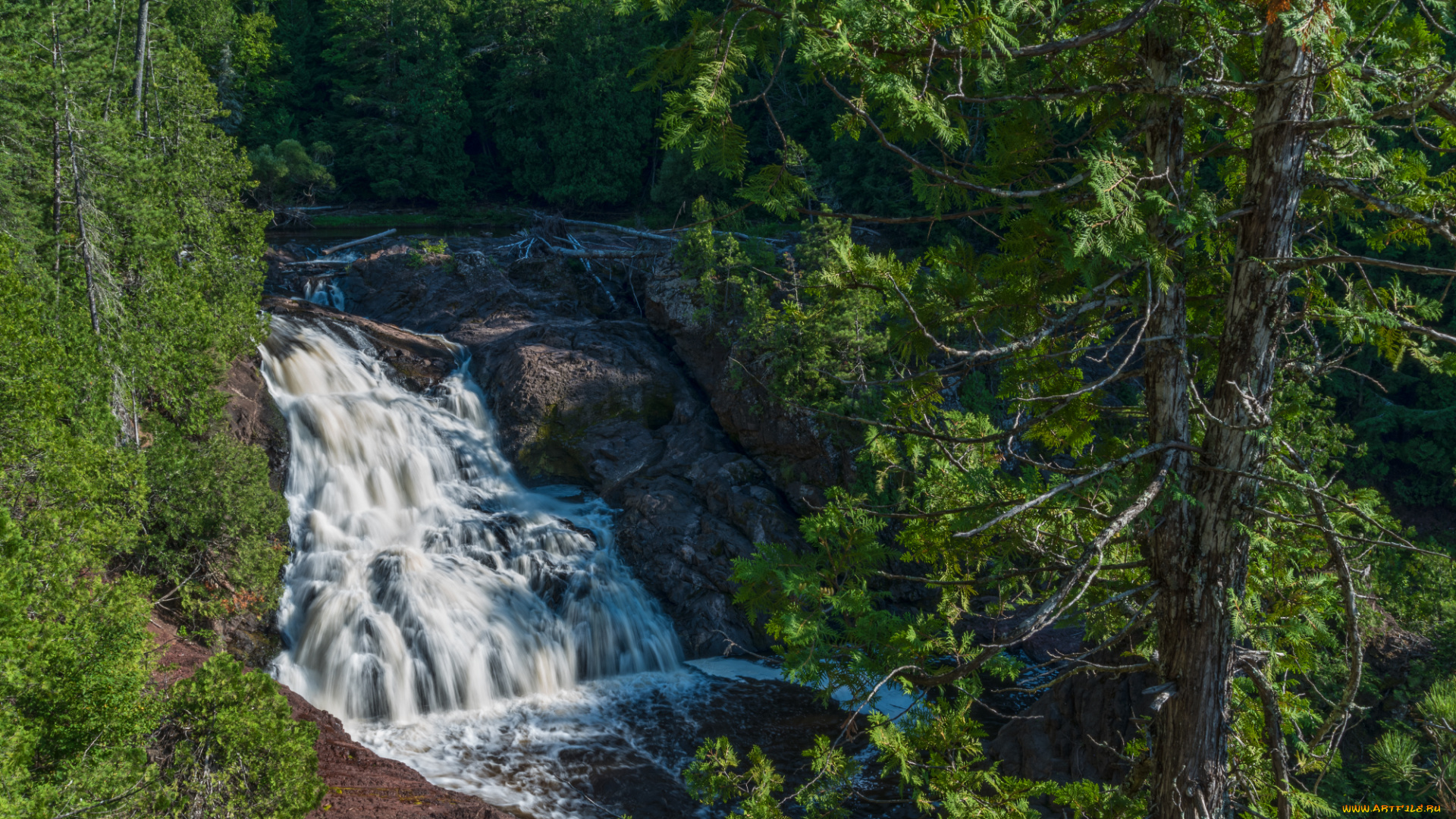 природа, водопады, простор