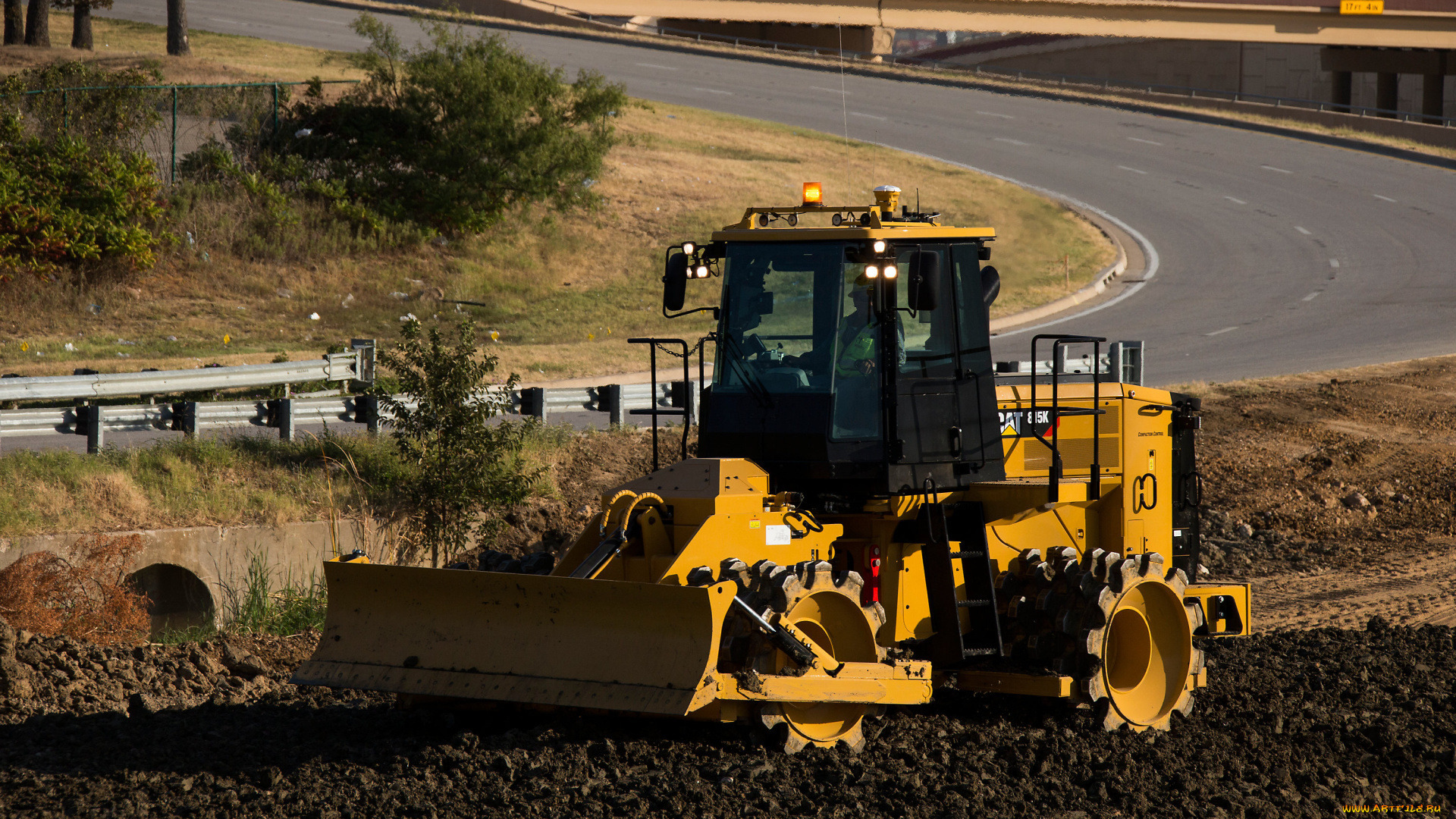 техника, бульдозеры, caterpillar