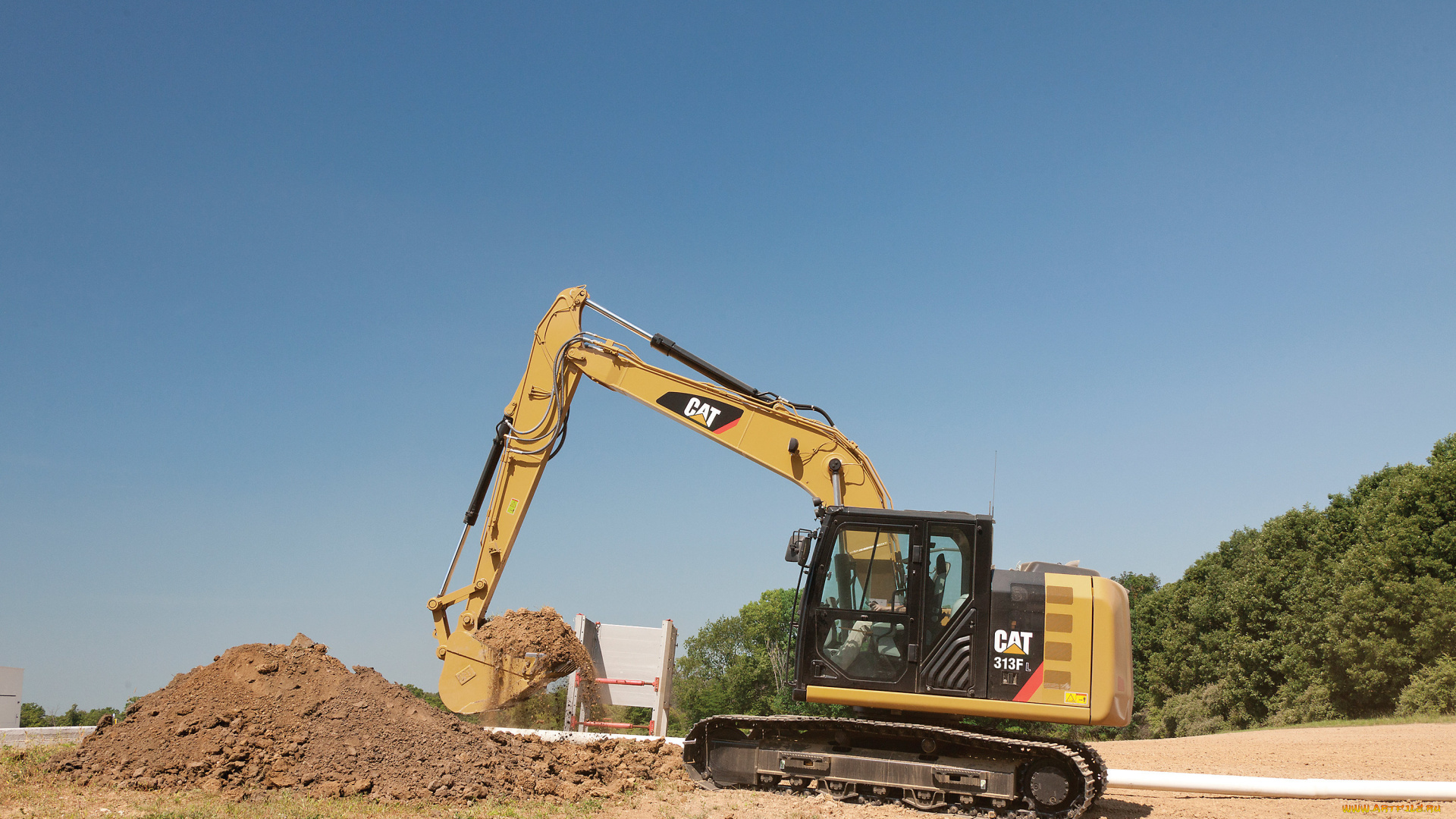 техника, экскаваторы, caterpillar