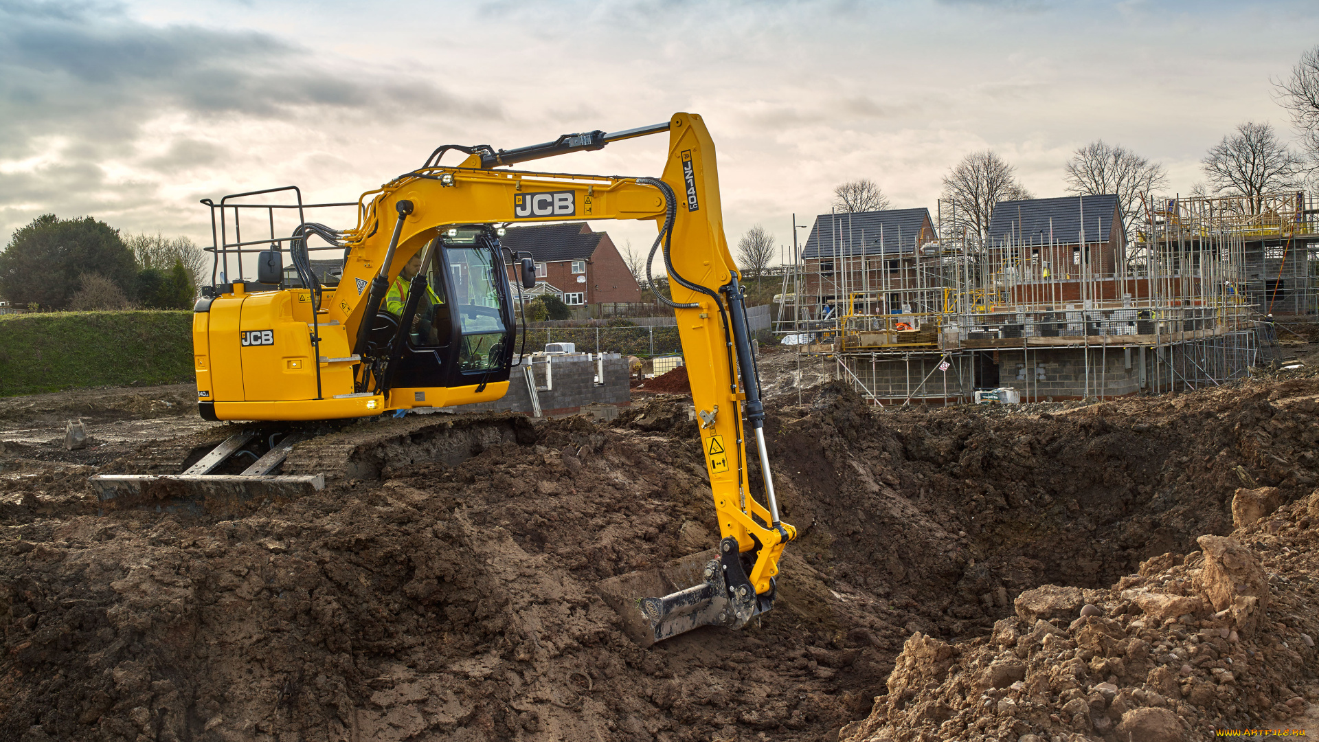 техника, экскаваторы, jcb