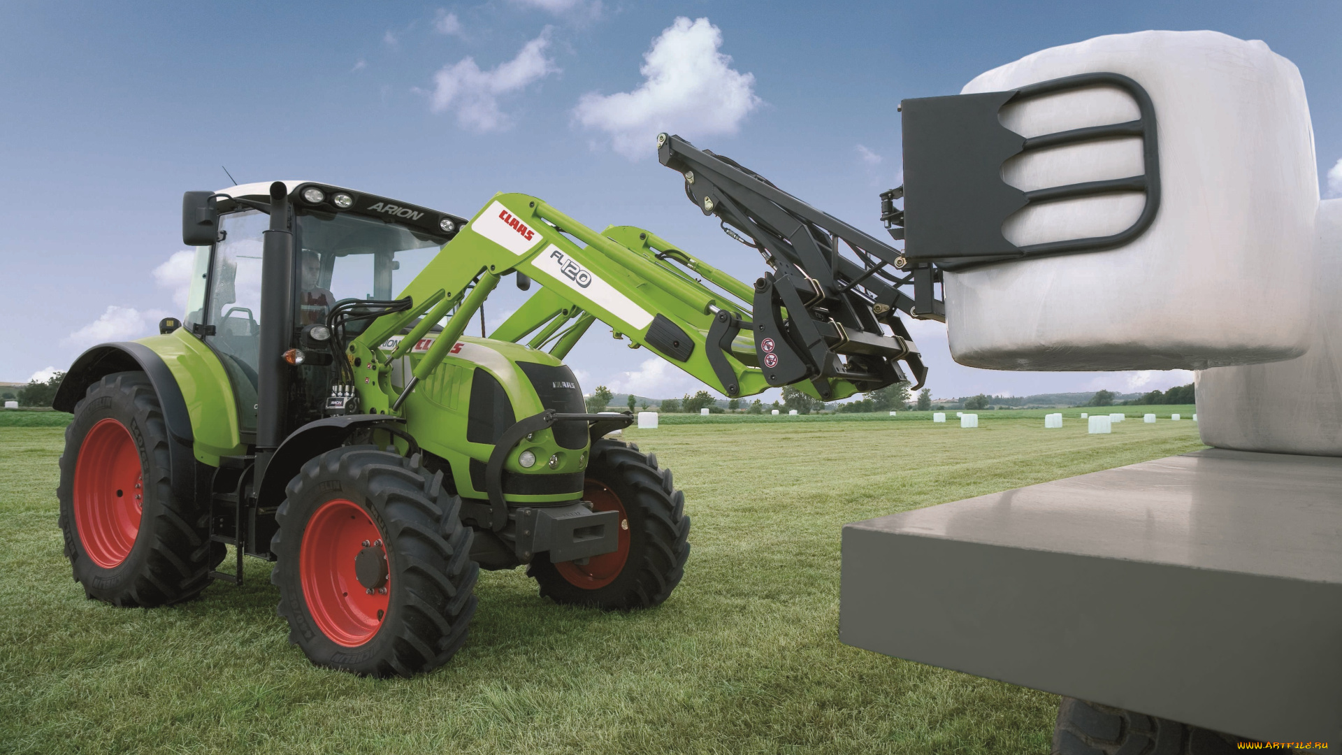 техника, фронтальные, погрузчики, claas