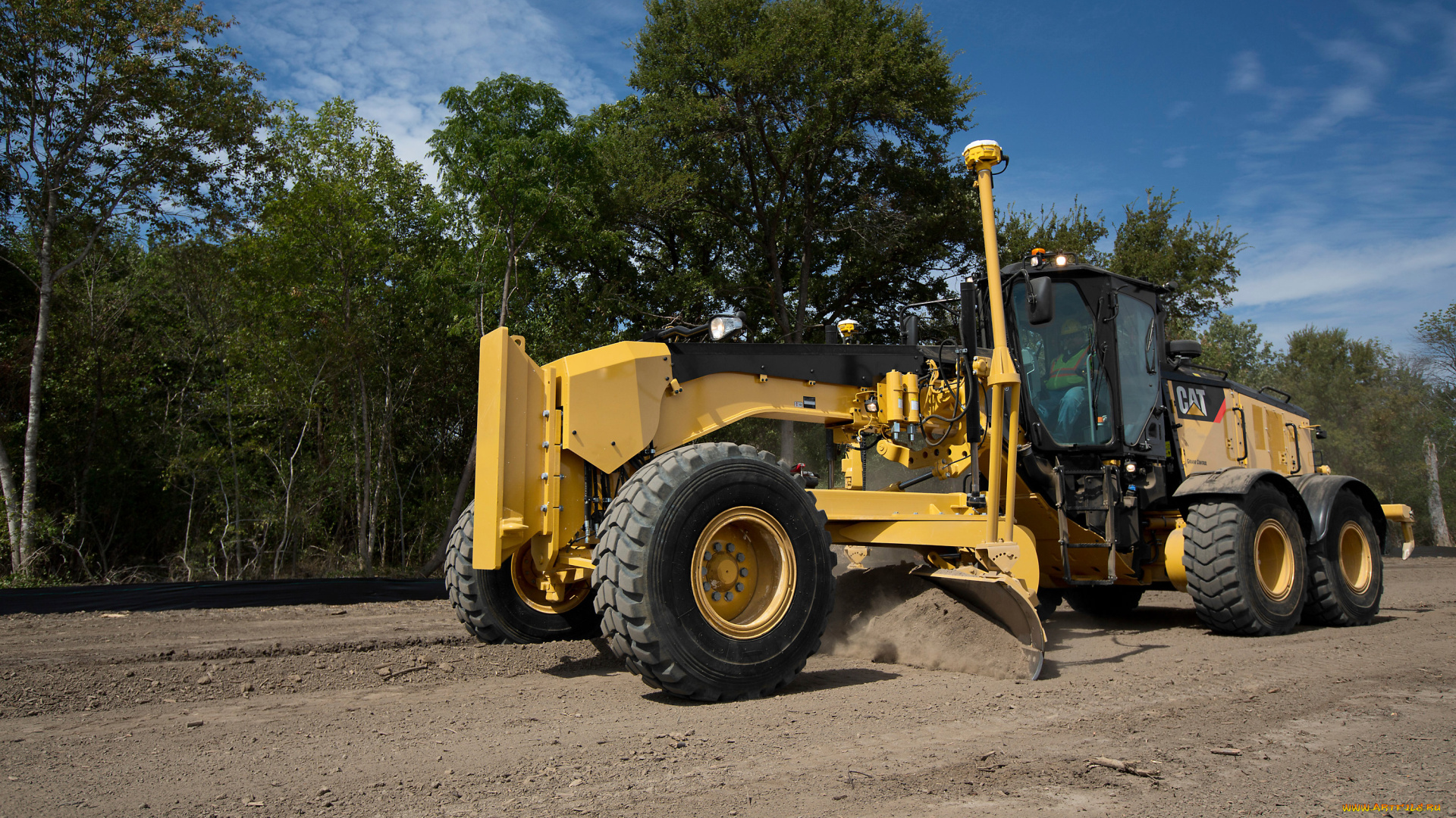техника, грейдеры, caterpillar