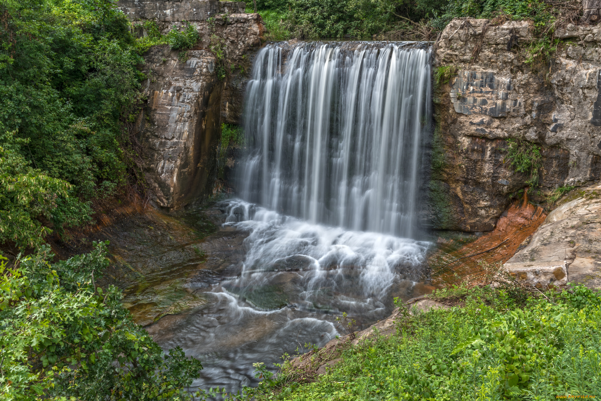 природа, водопады, простор