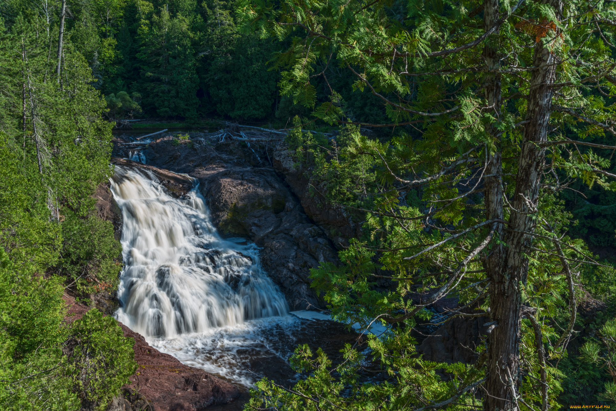 природа, водопады, простор