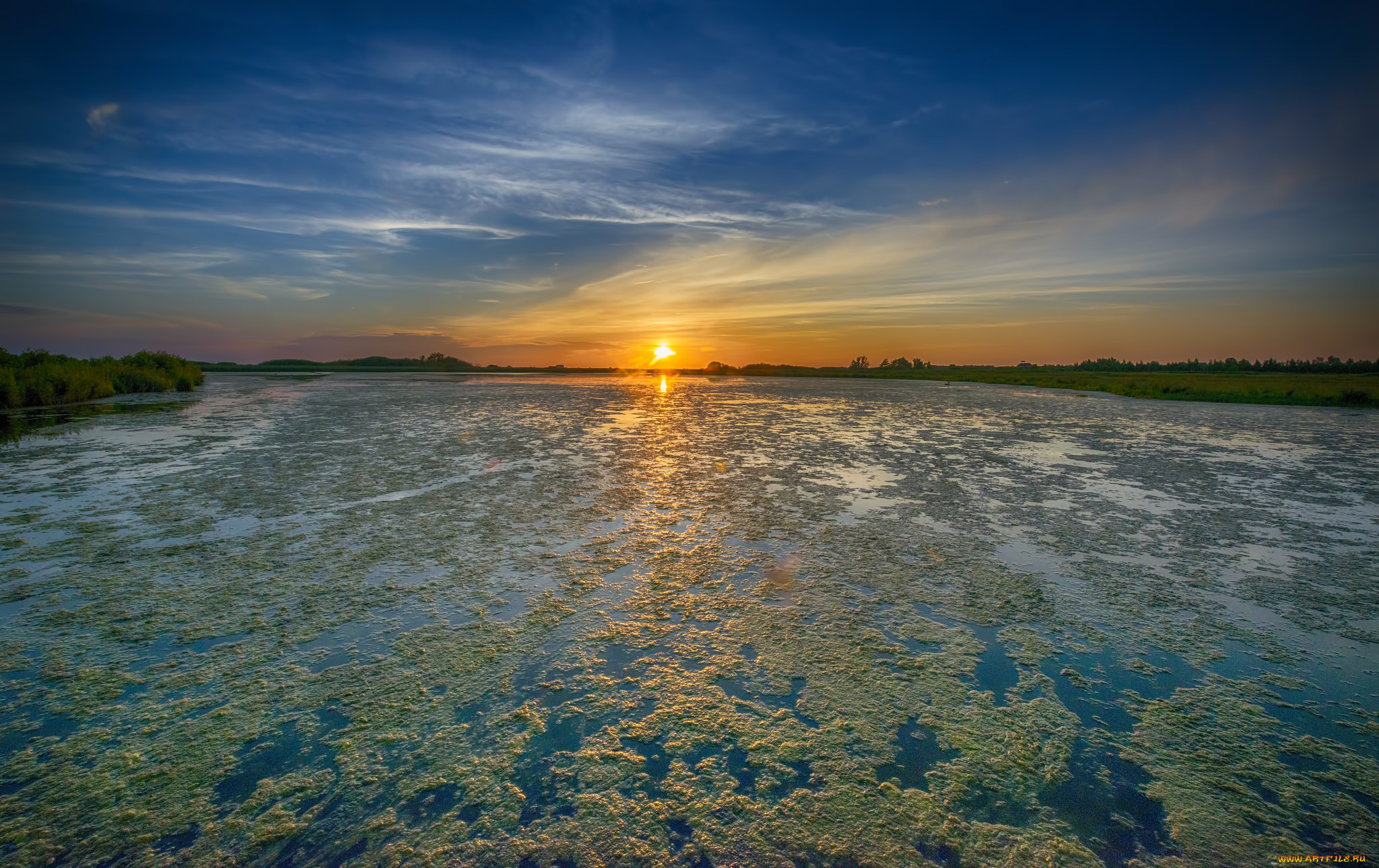 природа, восходы, закаты, простор