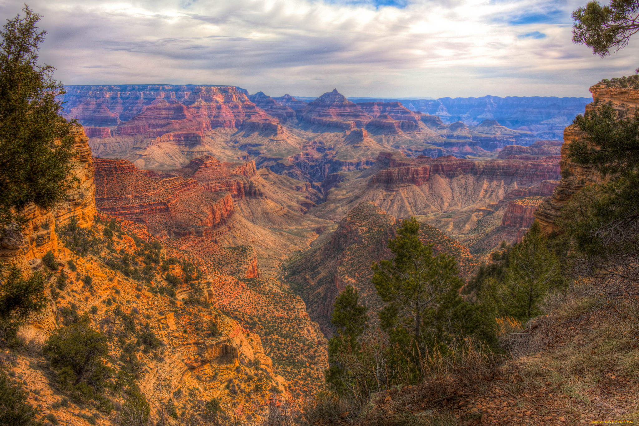 природа, горы, простор