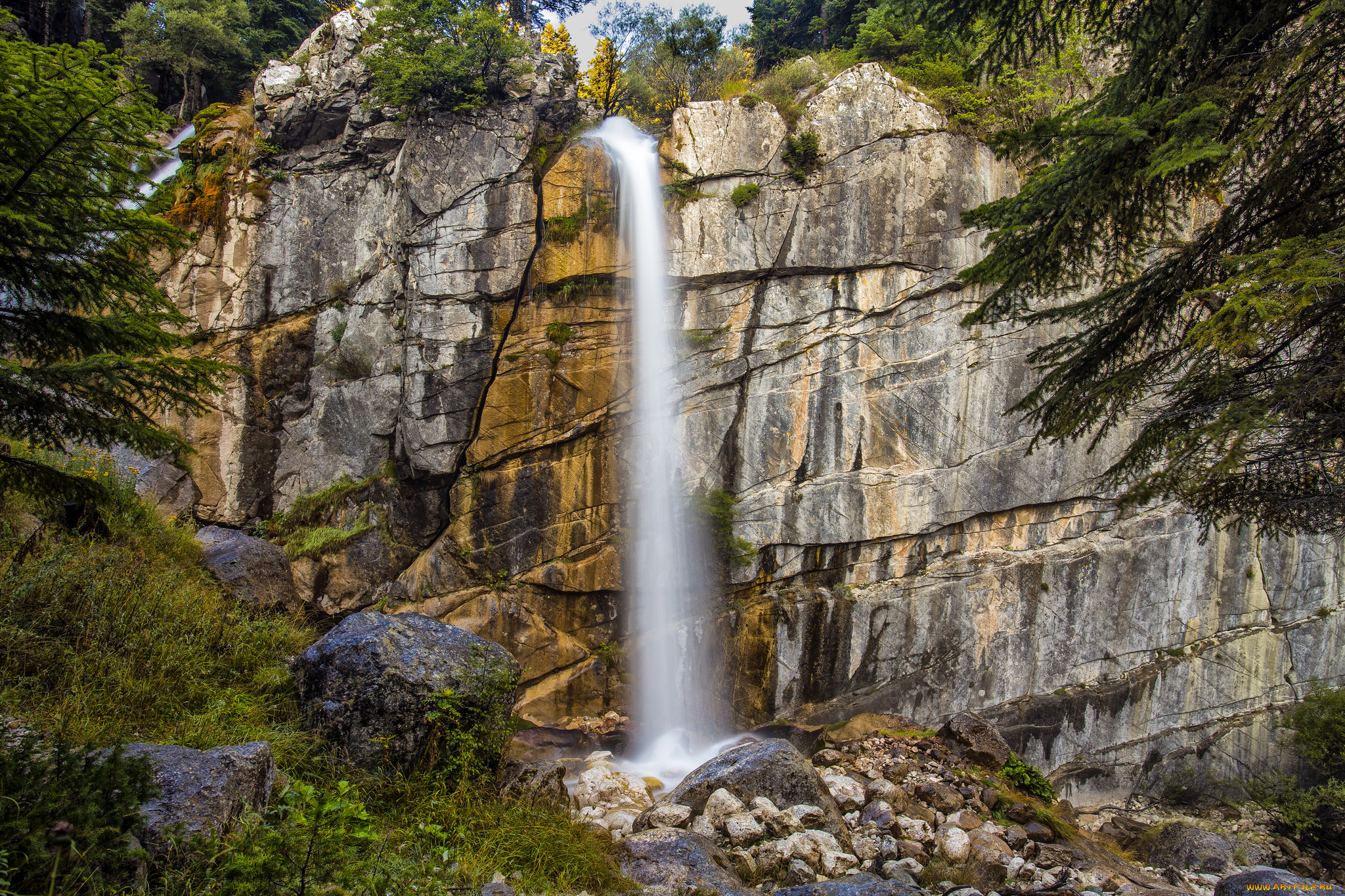 природа, водопады, простор