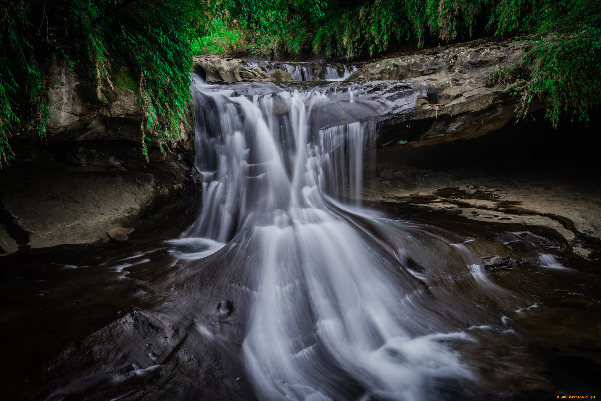 природа, водопады, простор