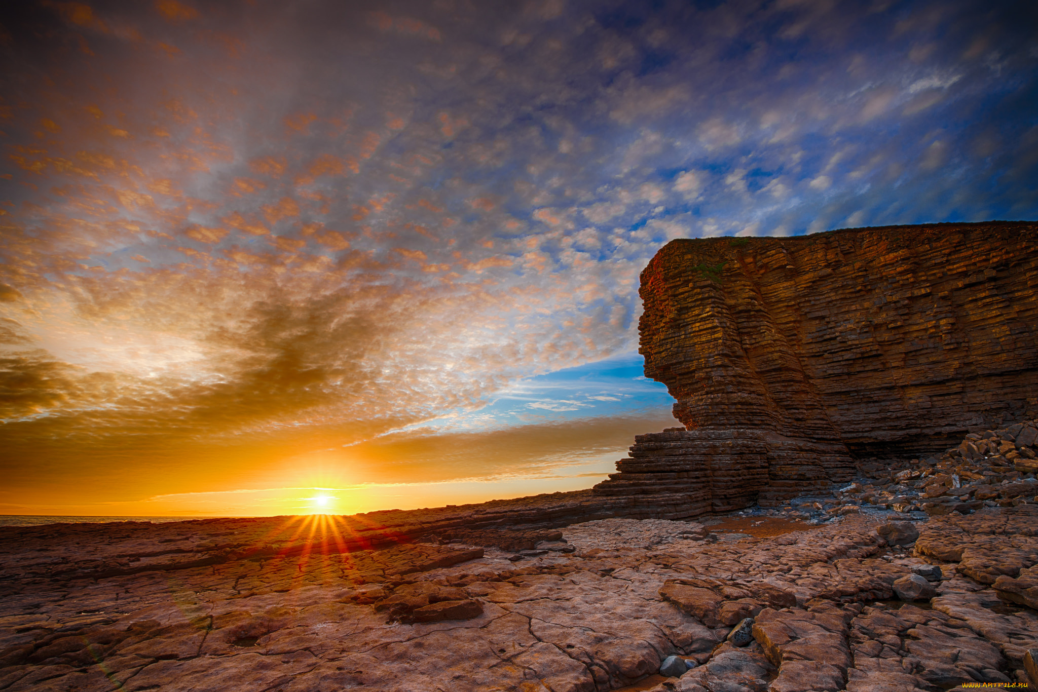 природа, восходы, закаты, простор