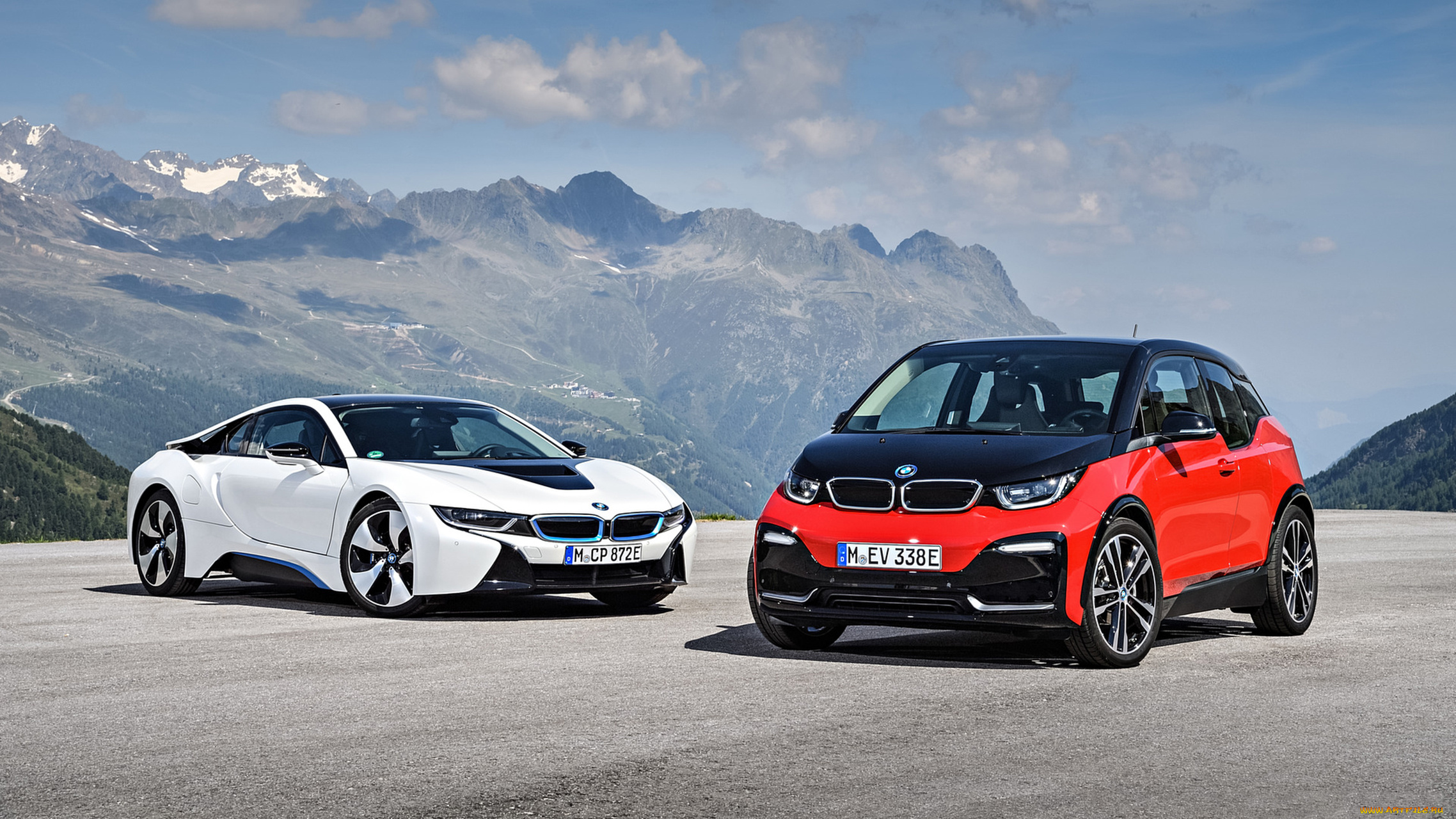bmw, i3s, and, i8, 2018, автомобили, bmw, 2018, i8, i3s