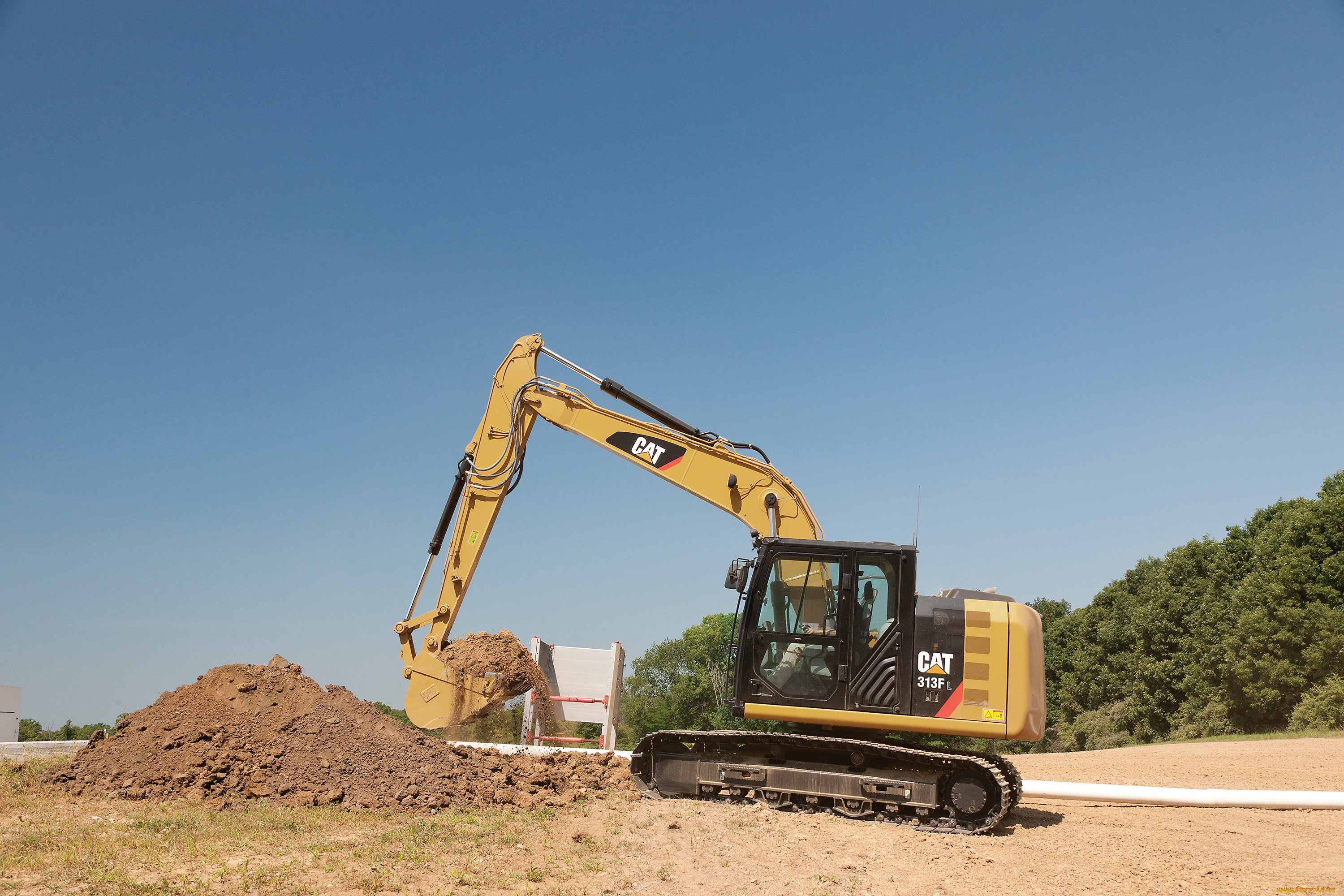 техника, экскаваторы, caterpillar