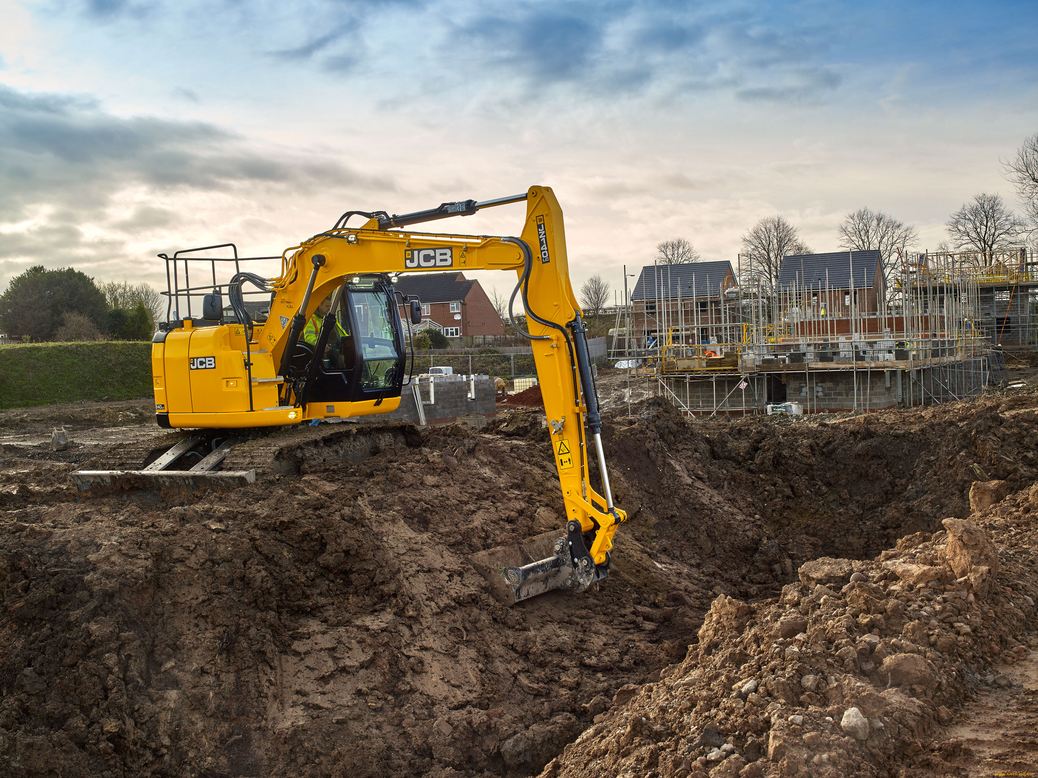 техника, экскаваторы, jcb