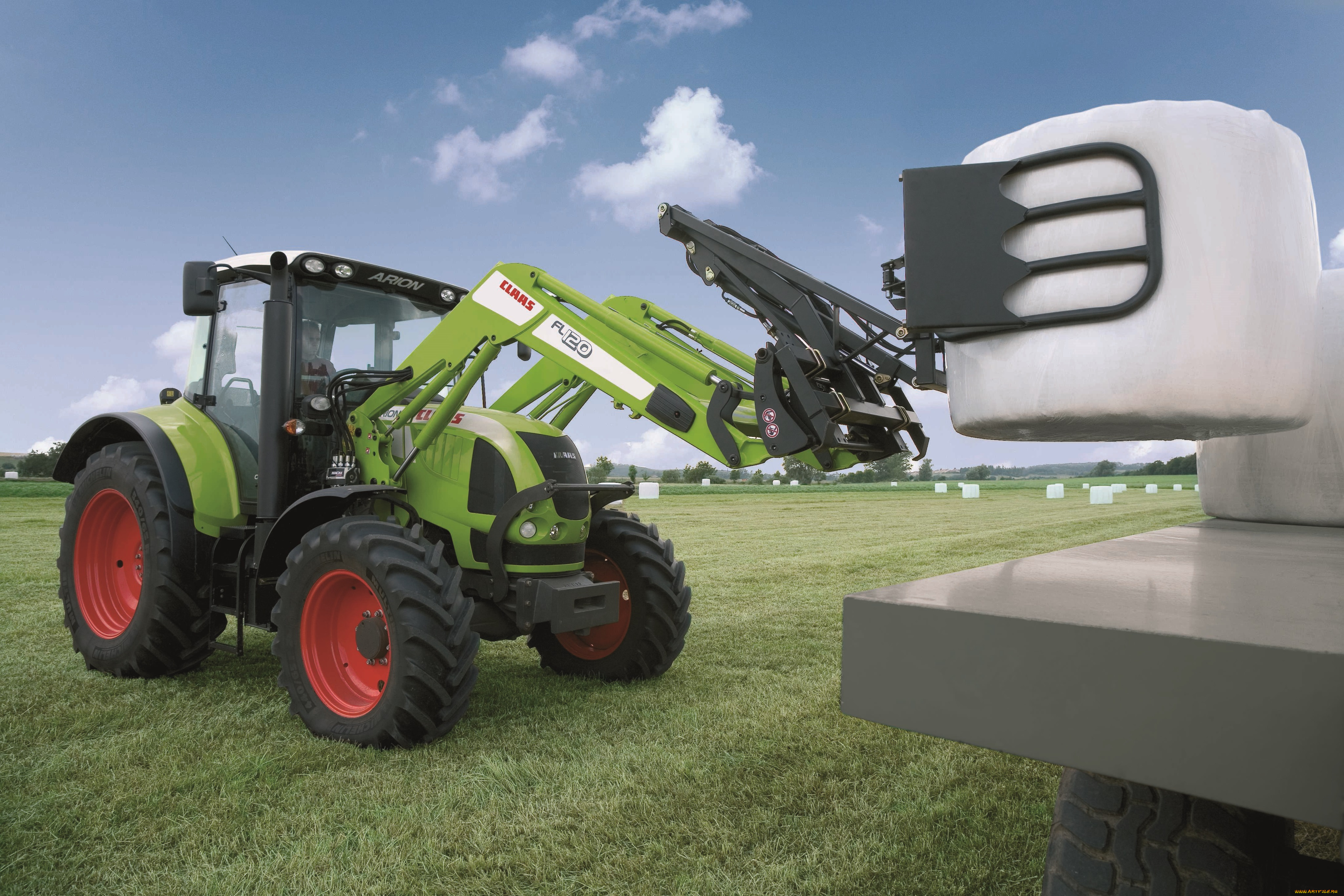 техника, фронтальные, погрузчики, claas