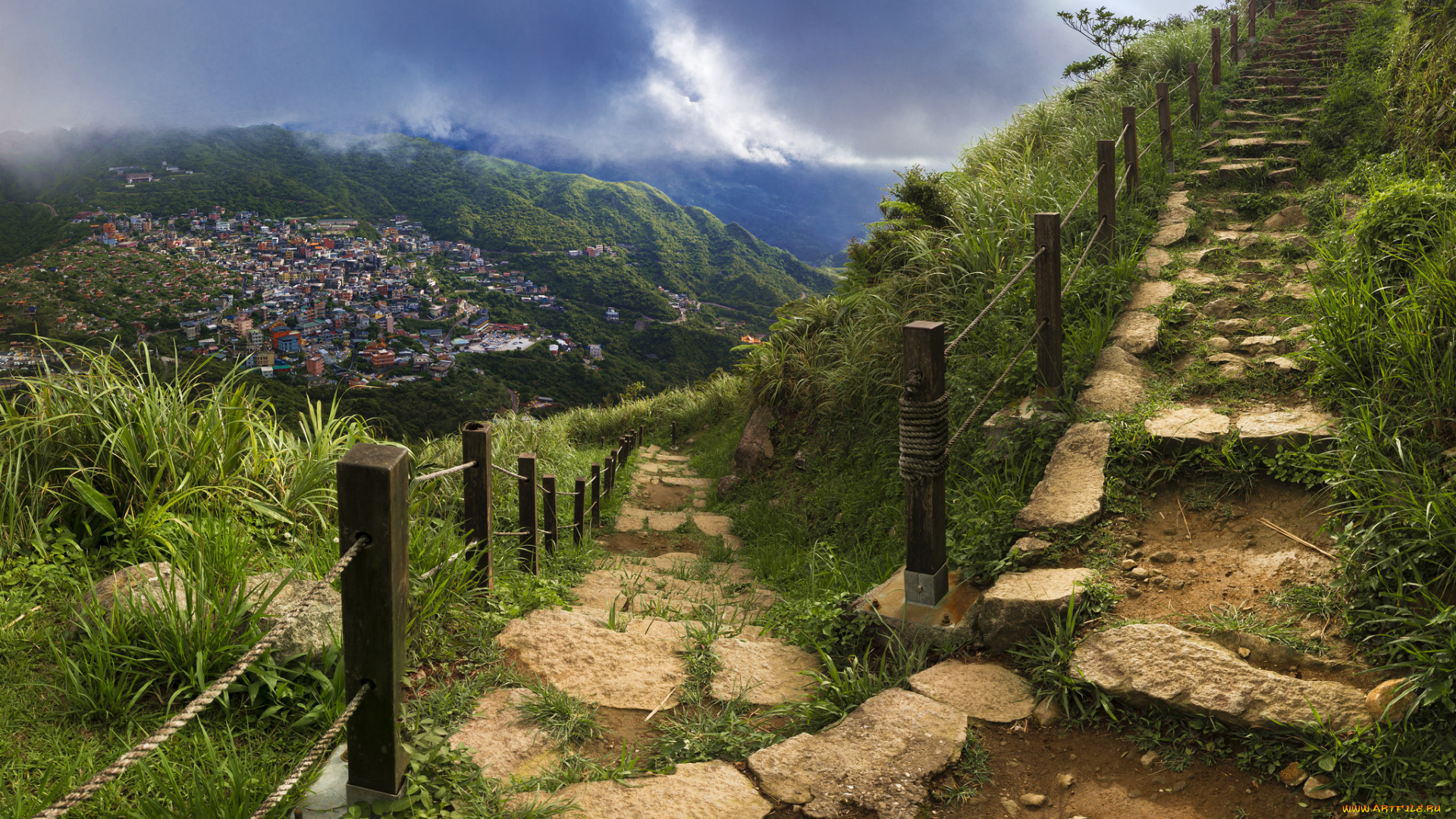 города, -, пейзажи, простор