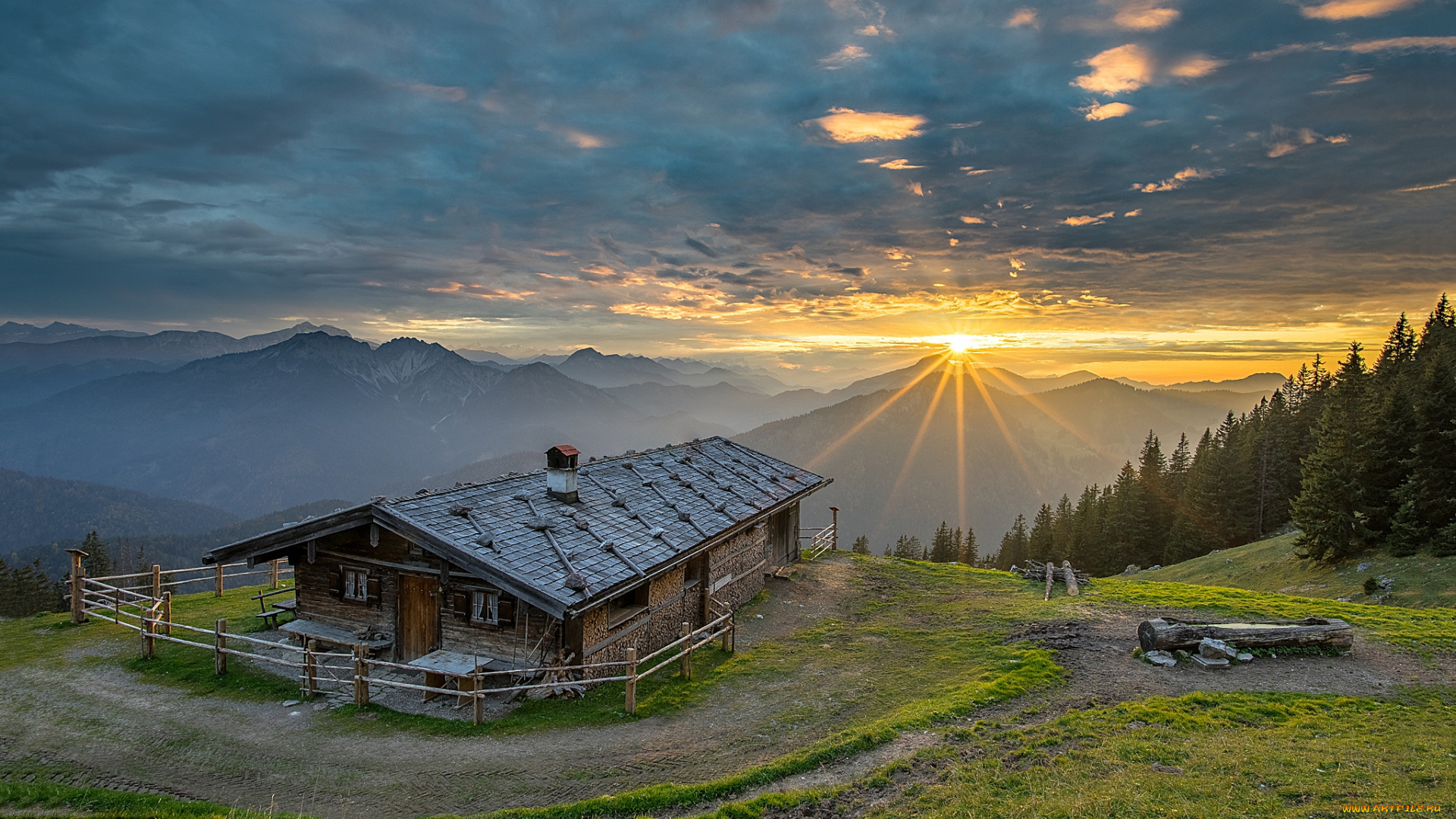 города, -, пейзажи, простор