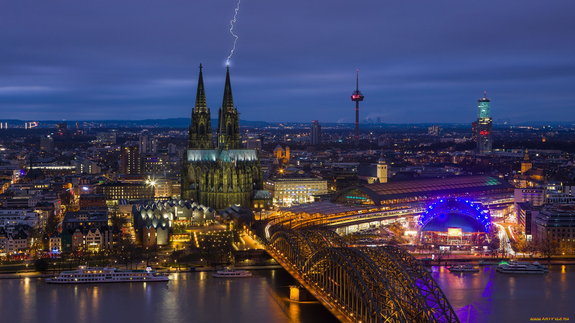 k&, 246, lner, dom, города, кельн, , германия, простор