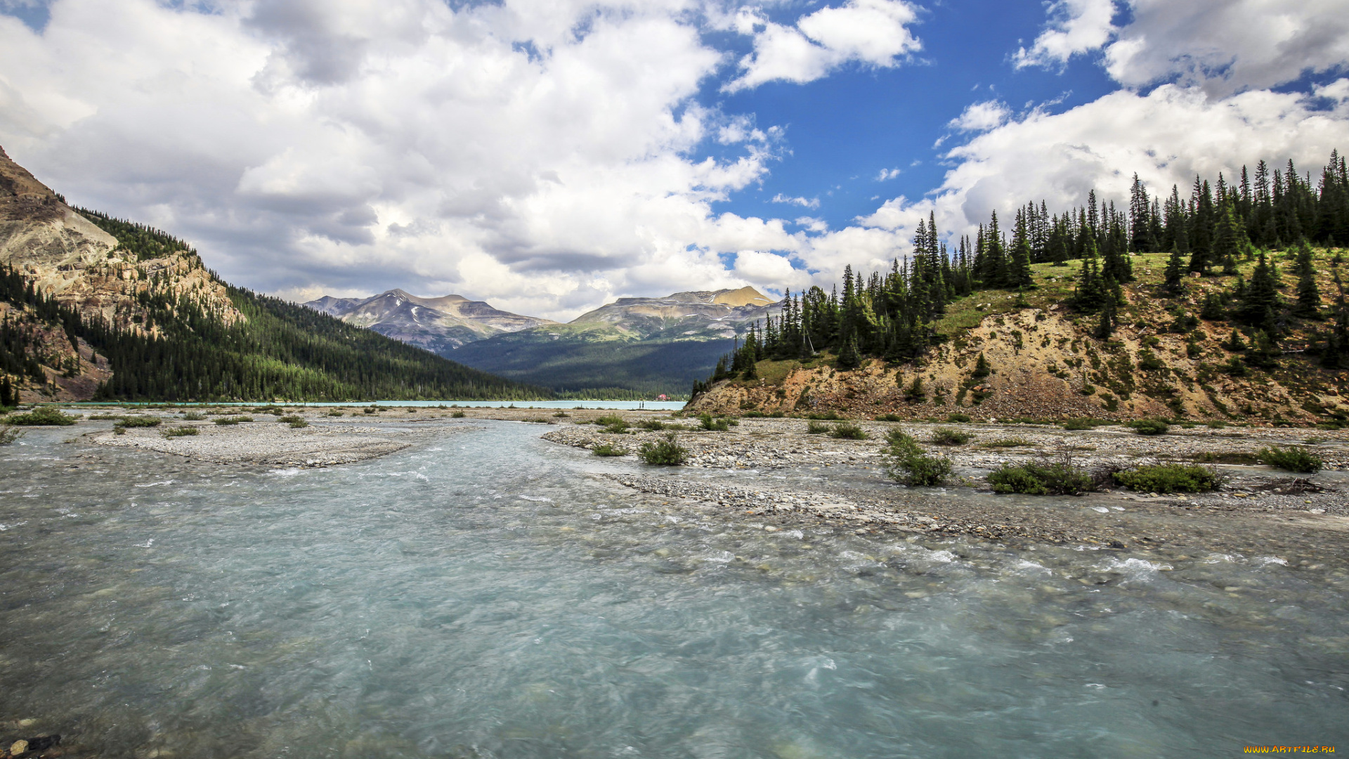 природа, реки, озера, простор