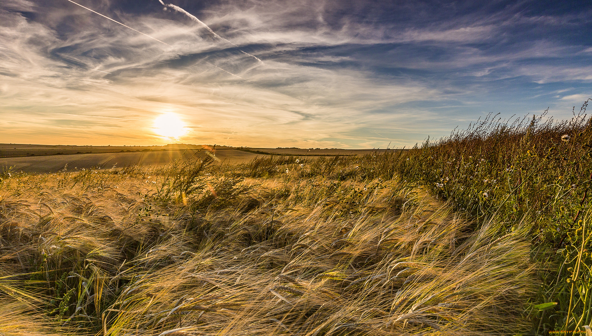 природа, восходы, закаты, простор