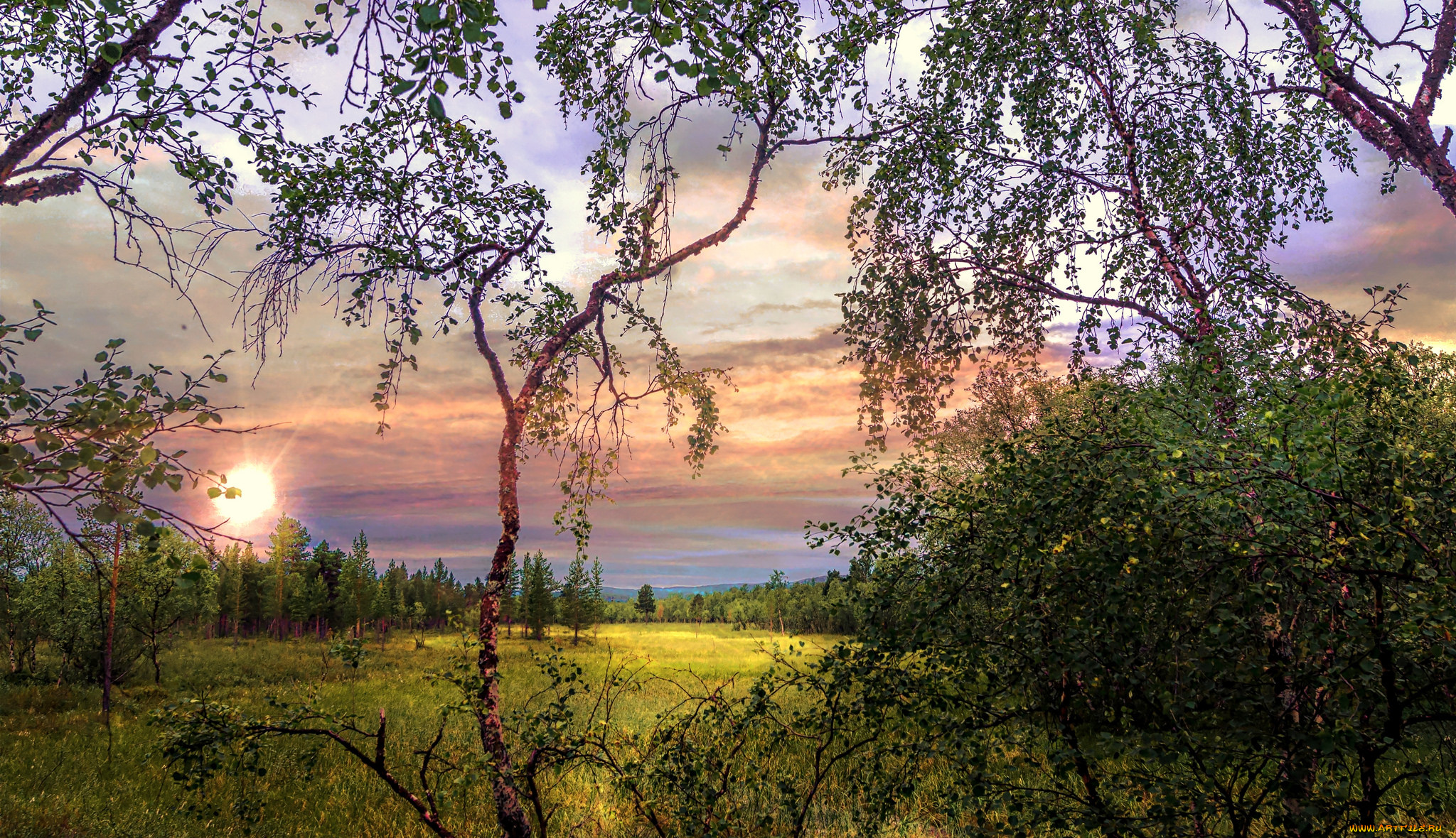 природа, восходы, закаты, простор