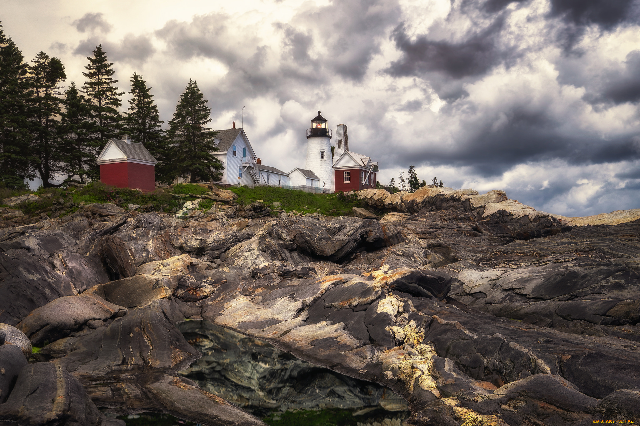 природа, маяки, простор