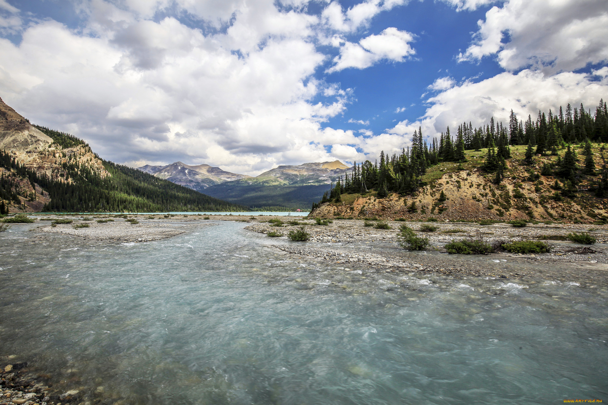 природа, реки, озера, простор