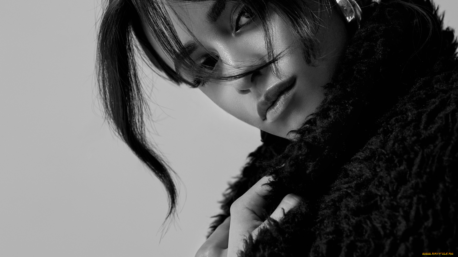 музыка, camila, cabello, монохром