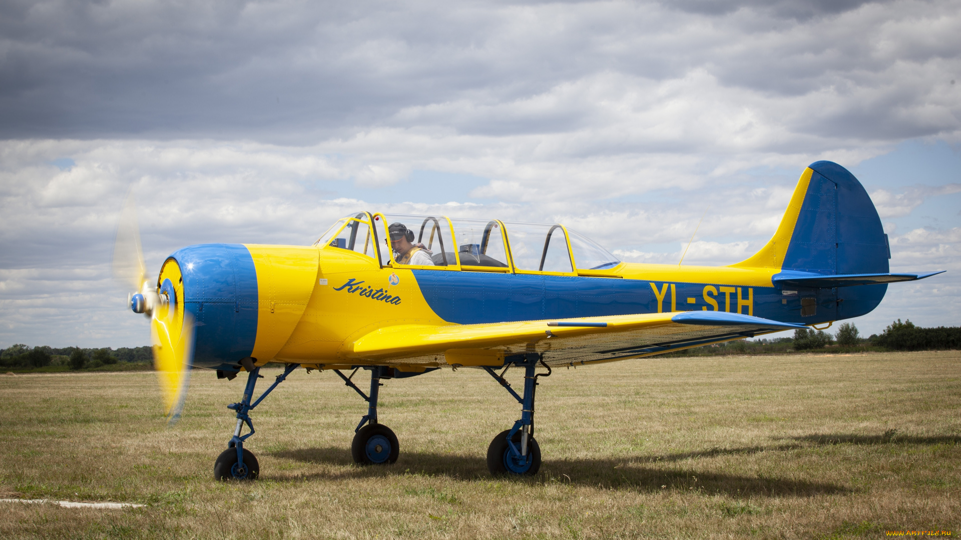 як-, 52, авиация, лёгкие, одномоторные, самолёты, як-, 52, самолёт, поле