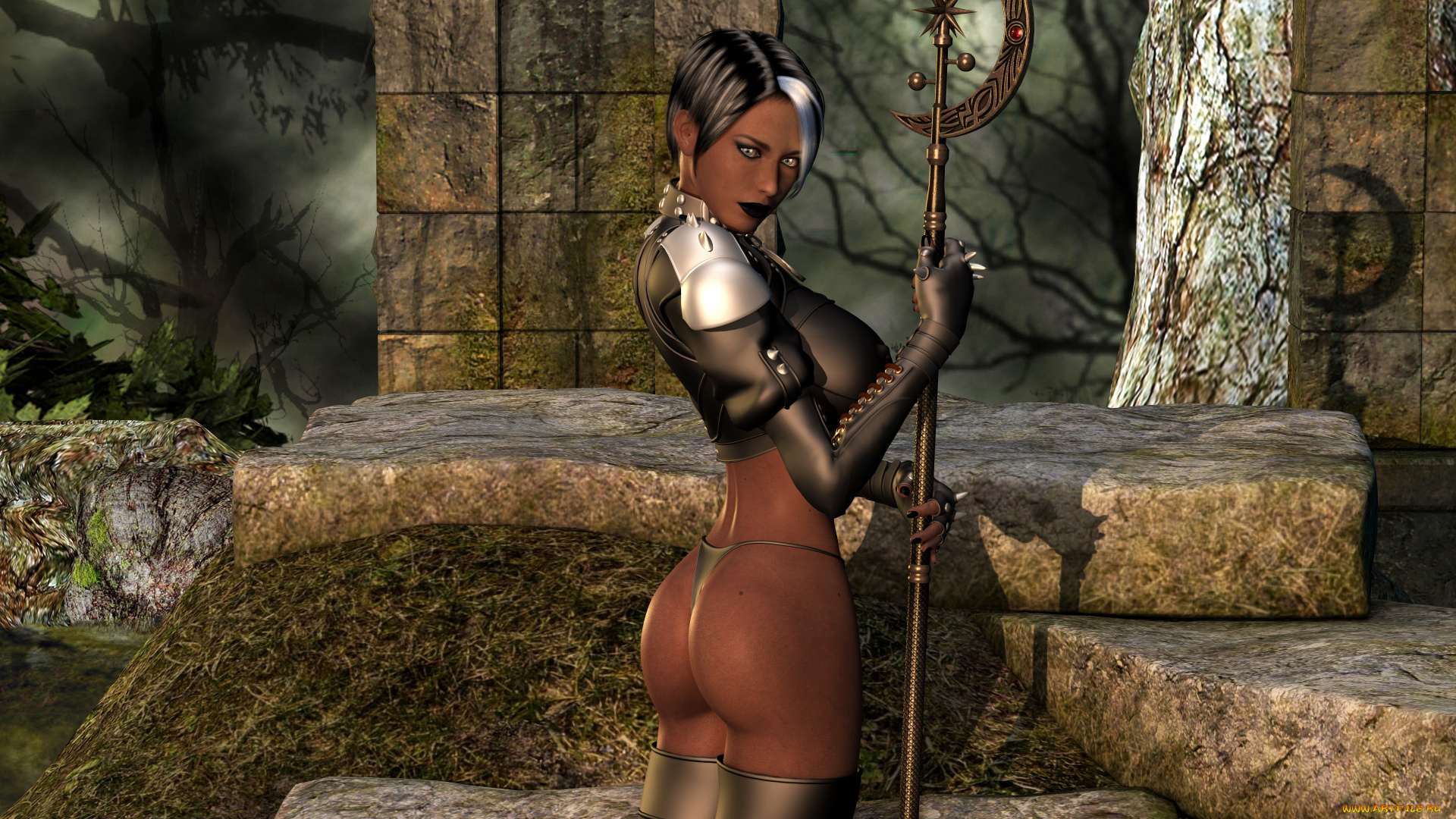 3д, графика, фантазия, , fantasy, девушка, фон, униформа