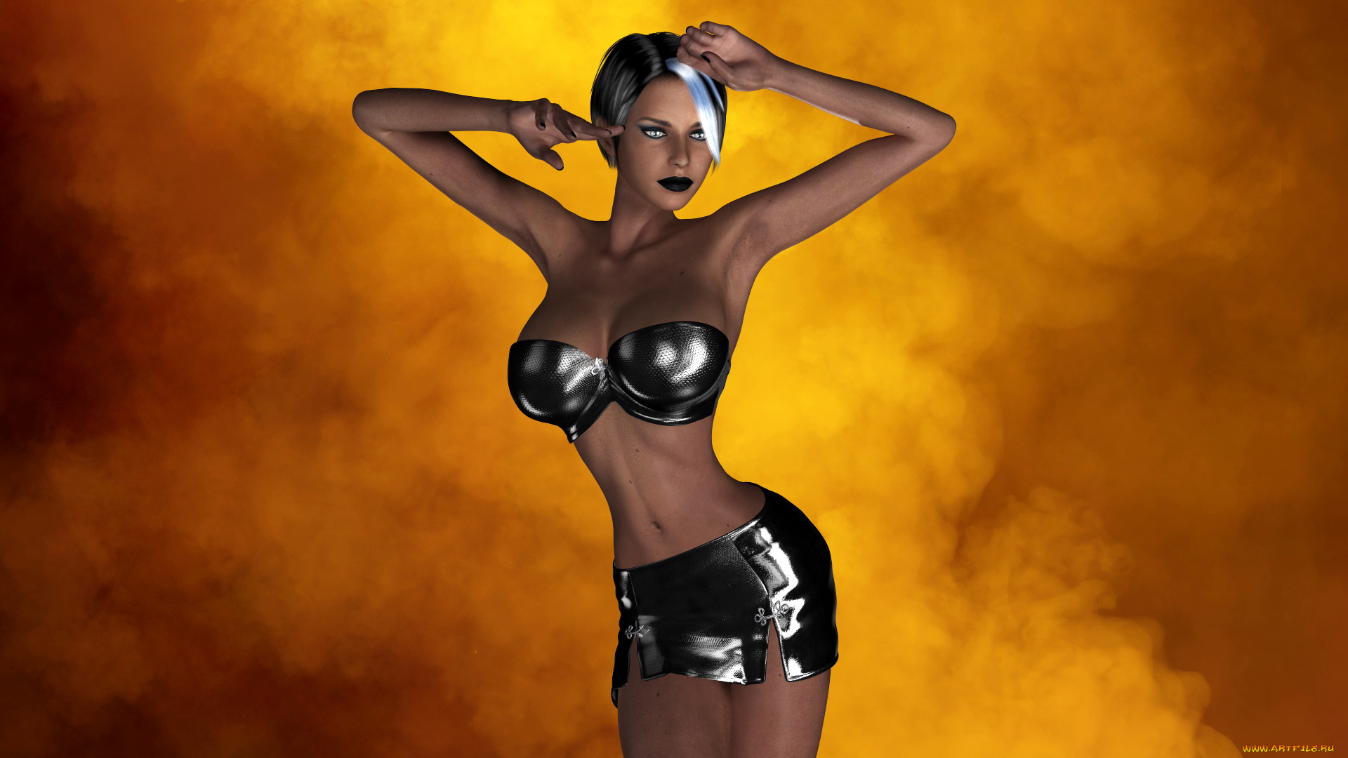 3д, графика, люди, , people, девушка, фон, поза