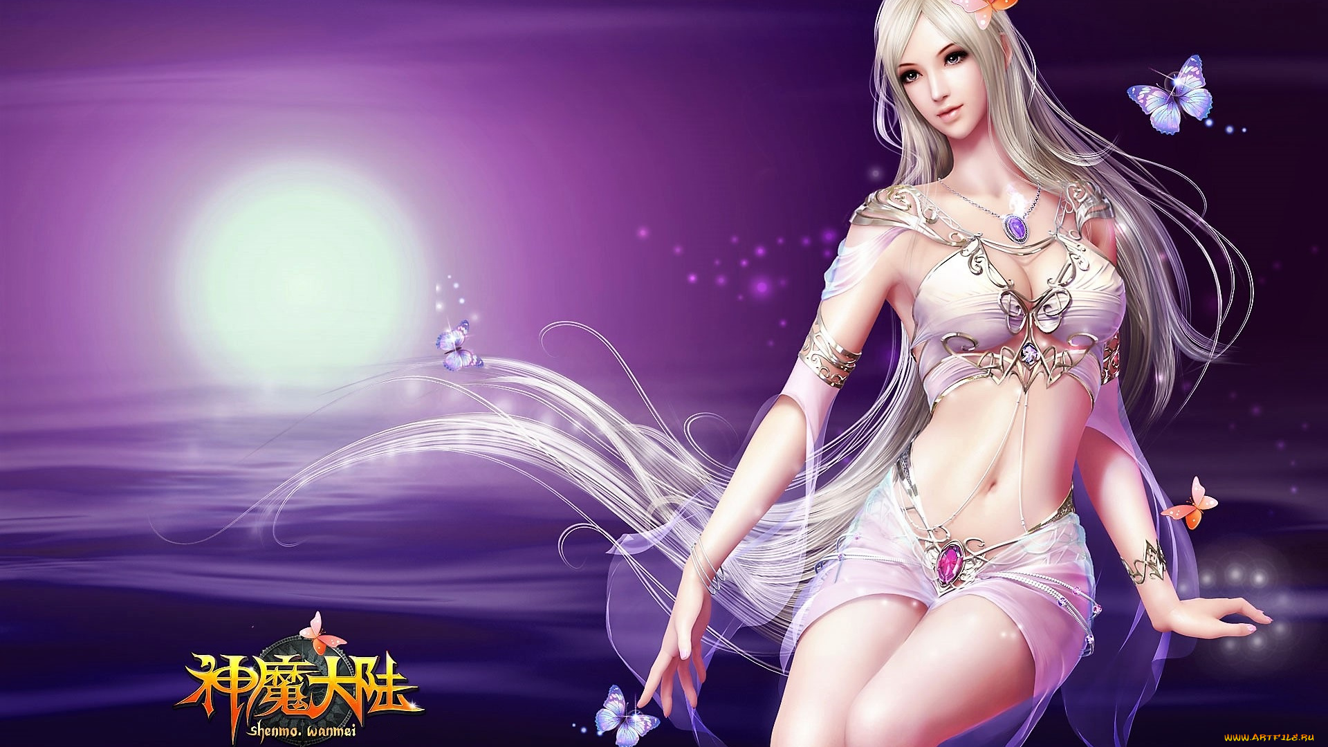 видео, игры, forsaken, world, девушка, бабочки