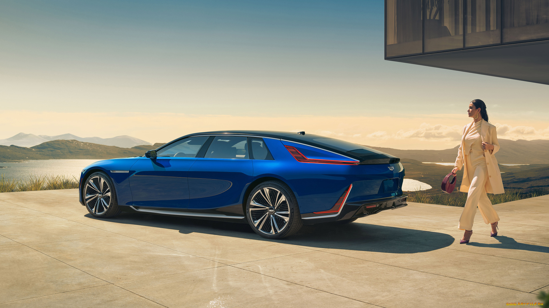 cadillac, celestiq, 2024, автомобили, cadillac, celestiq, 2024, car, supercar, automobile, автомобиль, траспорт, девушка, брюнетка, стильная, одежда, сумочка