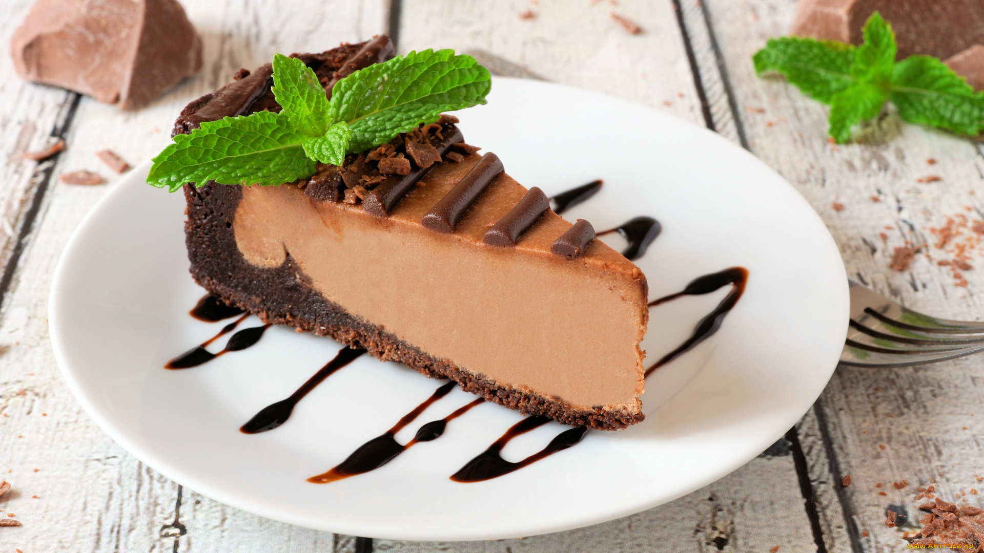 еда, торты, торт, сладость, мята