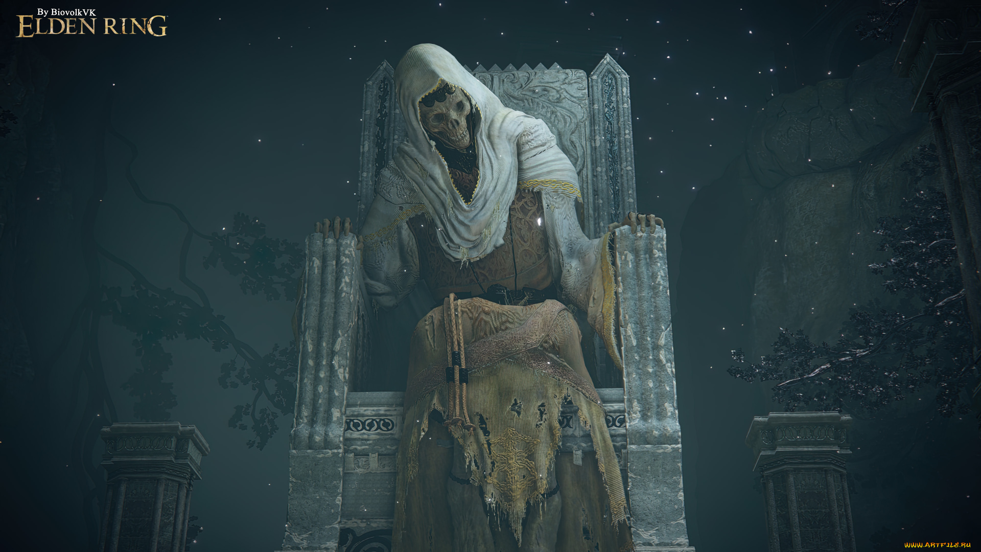 elden, ring, skeleton, giant, видео, игры, elden, ring, biovolkvk, art, elden, ring, skeleton, giant