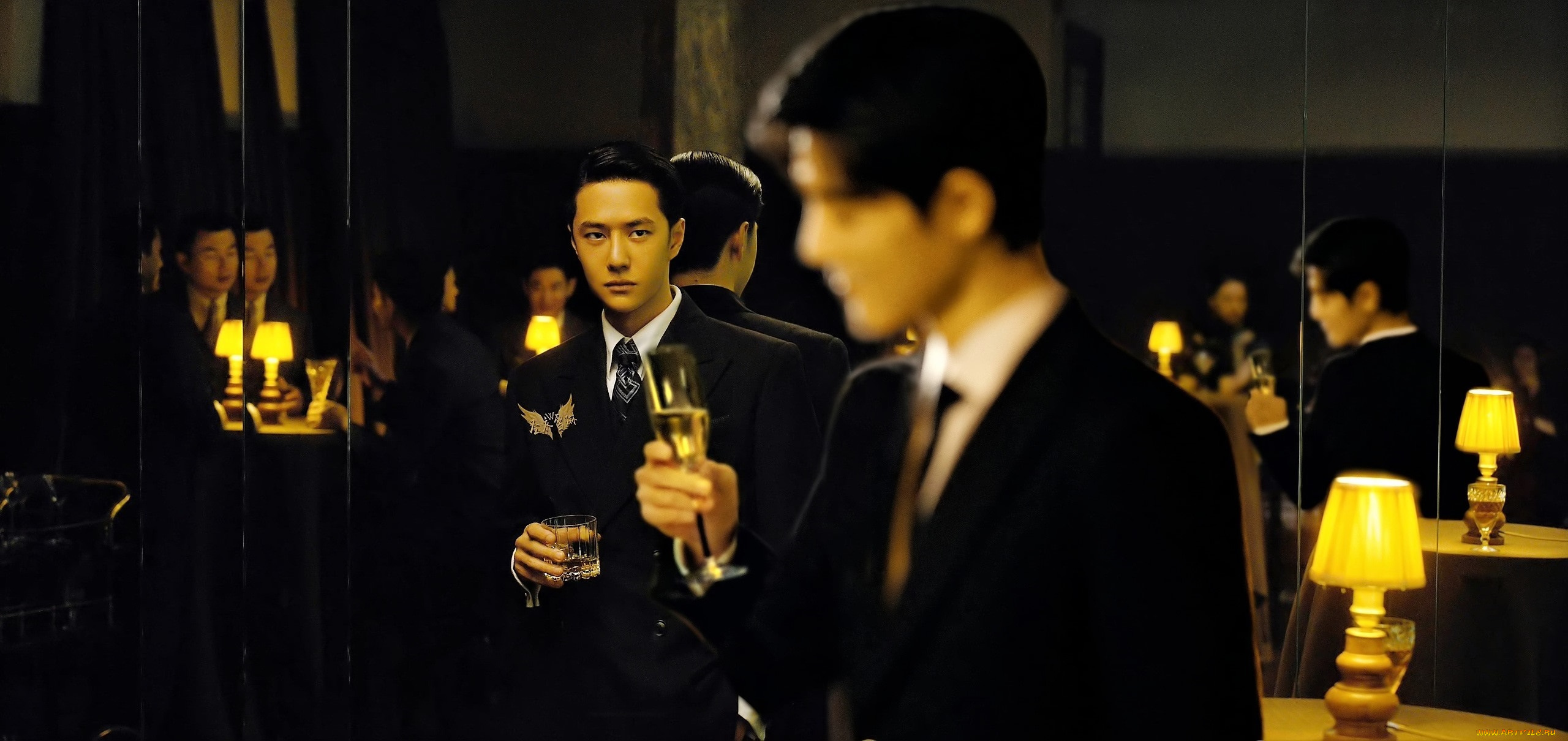 разное, компьютерный, дизайн, ван, ибо, сяо, чжань, бокалы, прием