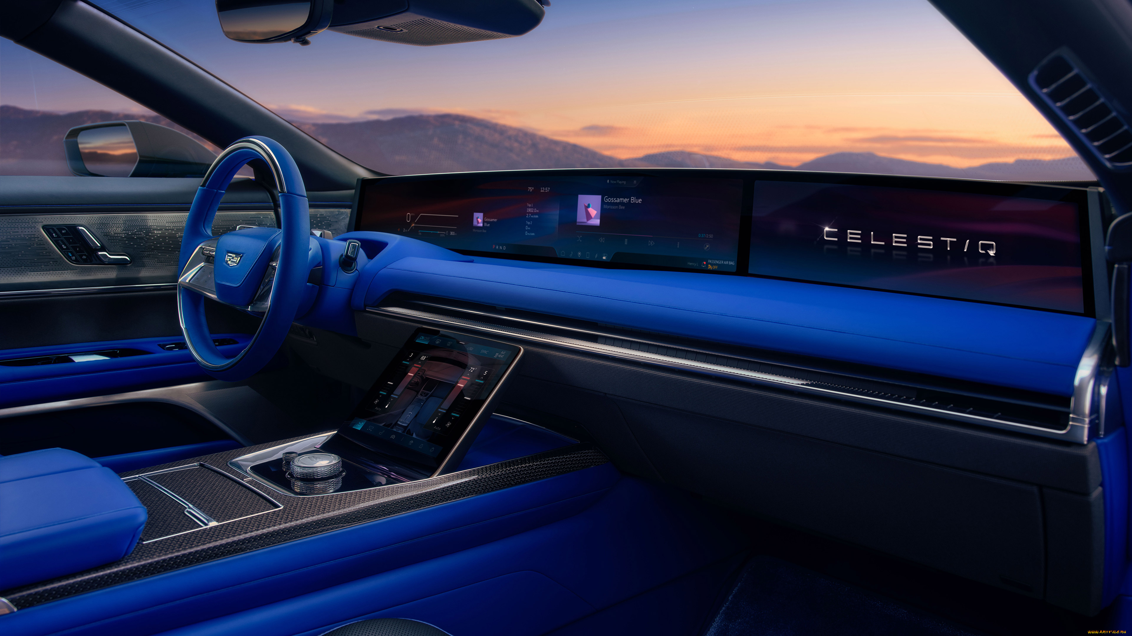 cadillac, celestiq, 2024, автомобили, спидометры, торпедо, cadillac, celestiq, 2024, car, supercar, automobile, автомобиль, траспорт, салон, приборная, панель