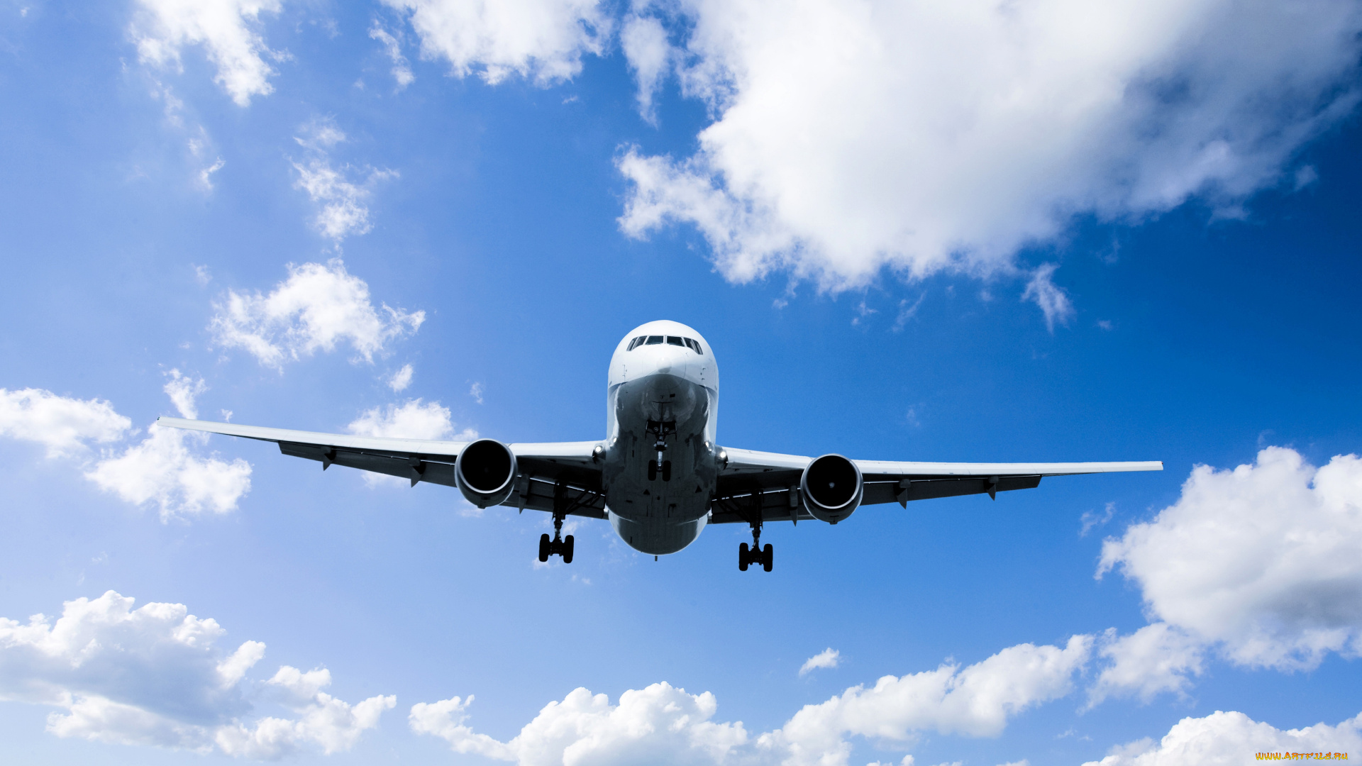авиация, пассажирские, самолёты, самолет, полет, небо, облака