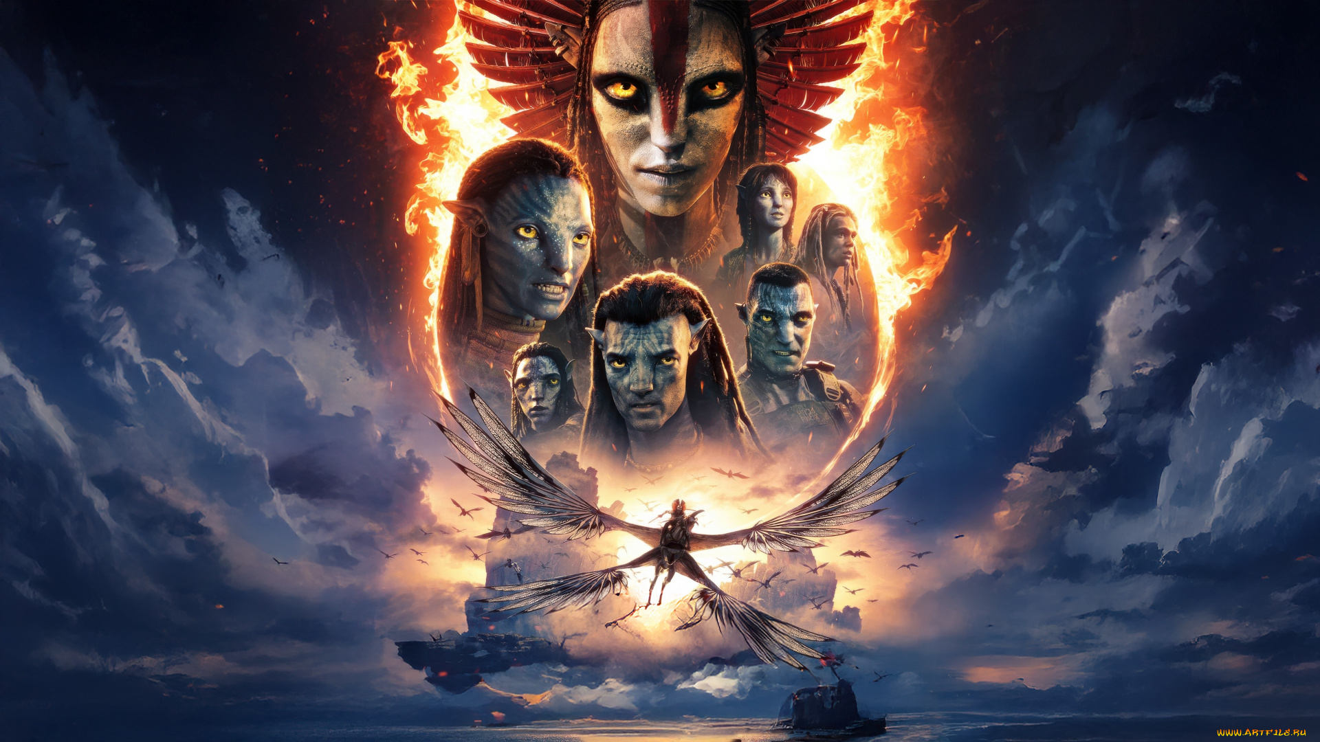 кино, фильмы, avatar, , fire, and, ash, fire, and, ash