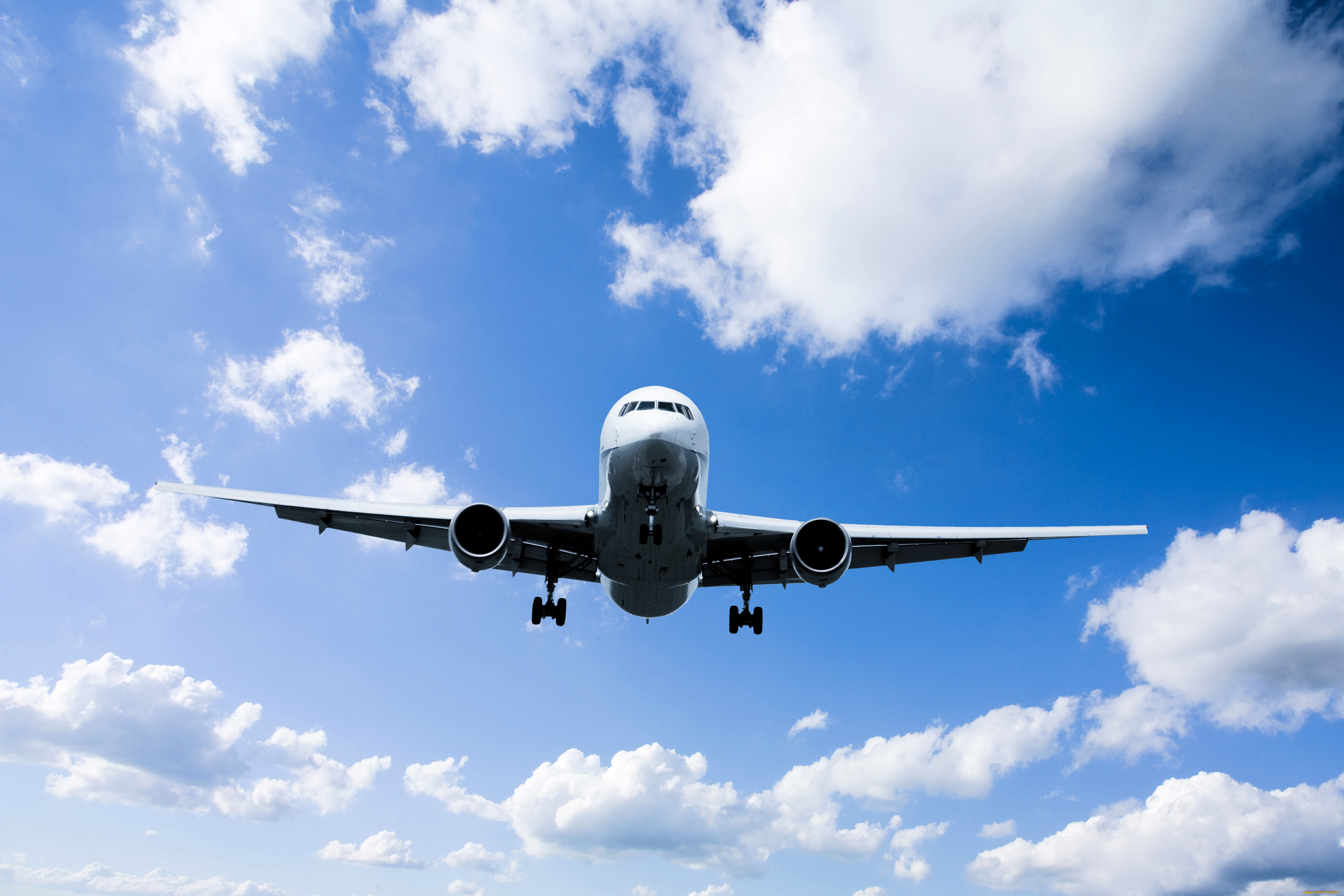 авиация, пассажирские, самолёты, самолет, полет, небо, облака