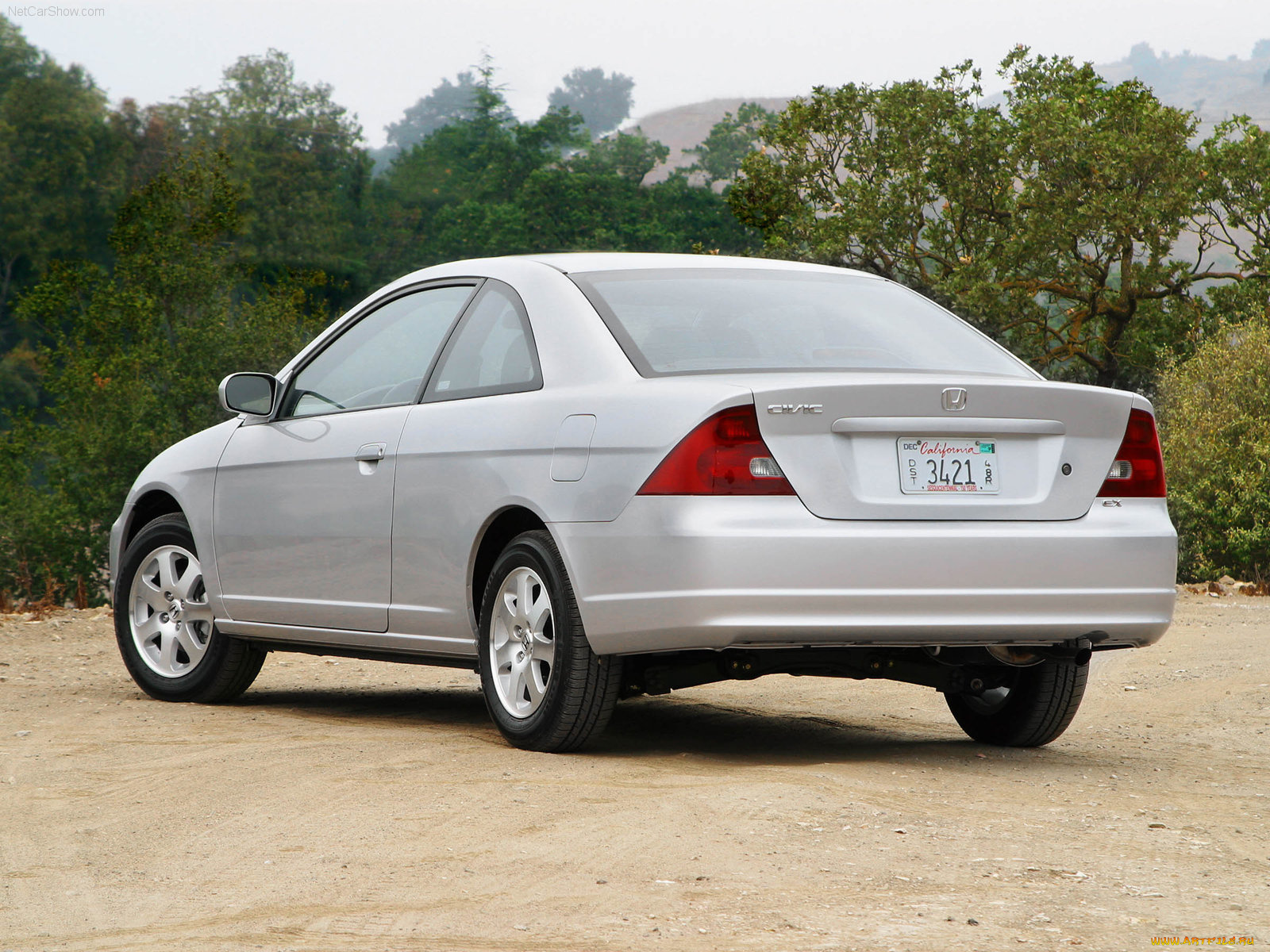 honda, civic, coupe, 2003, автомобили