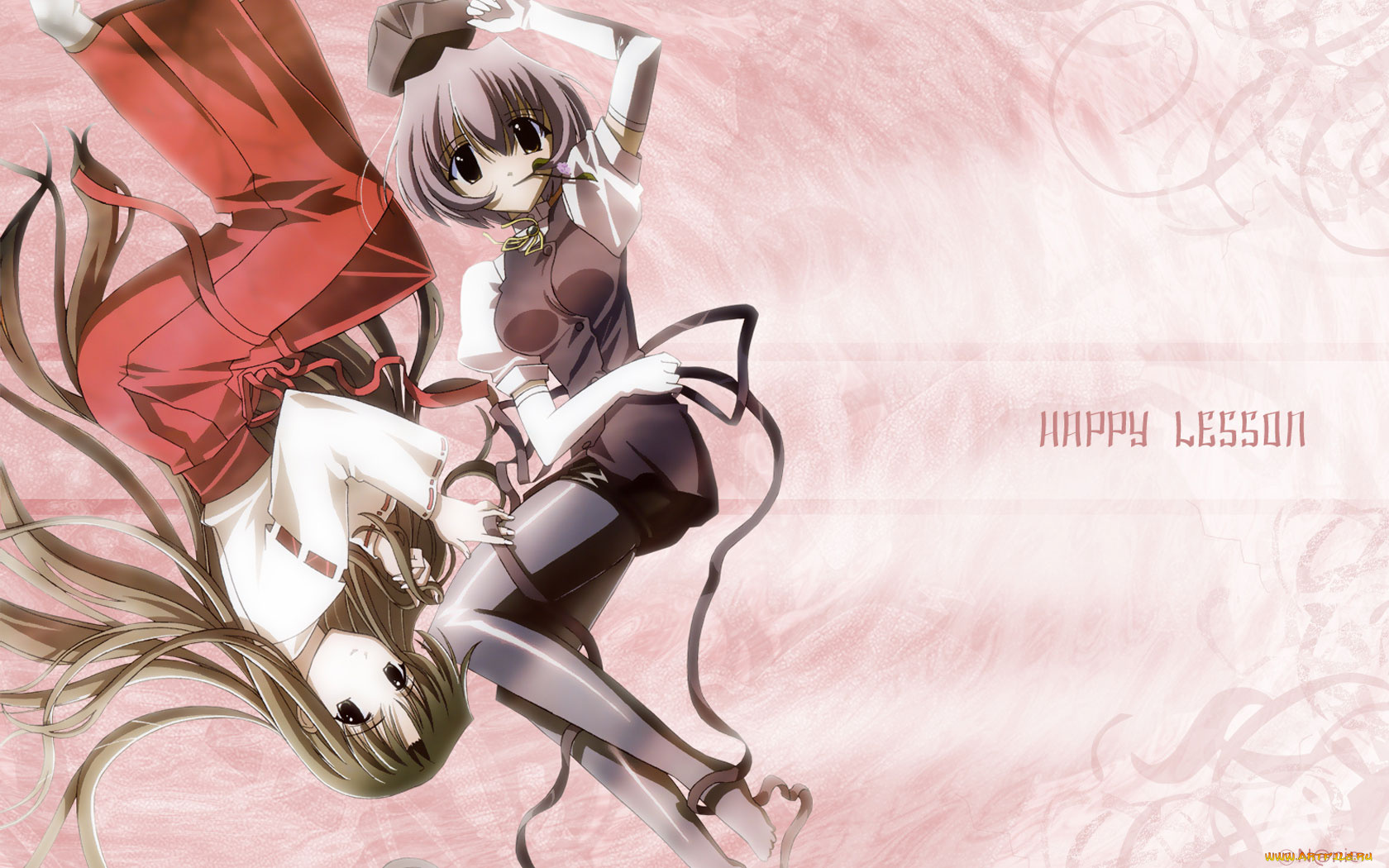 аниме, happy, lesson