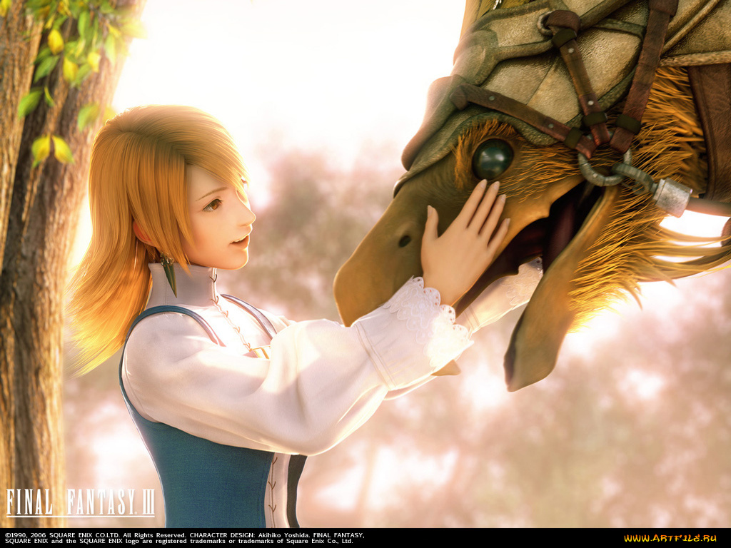 final, fantasy, iii, видео, игры
