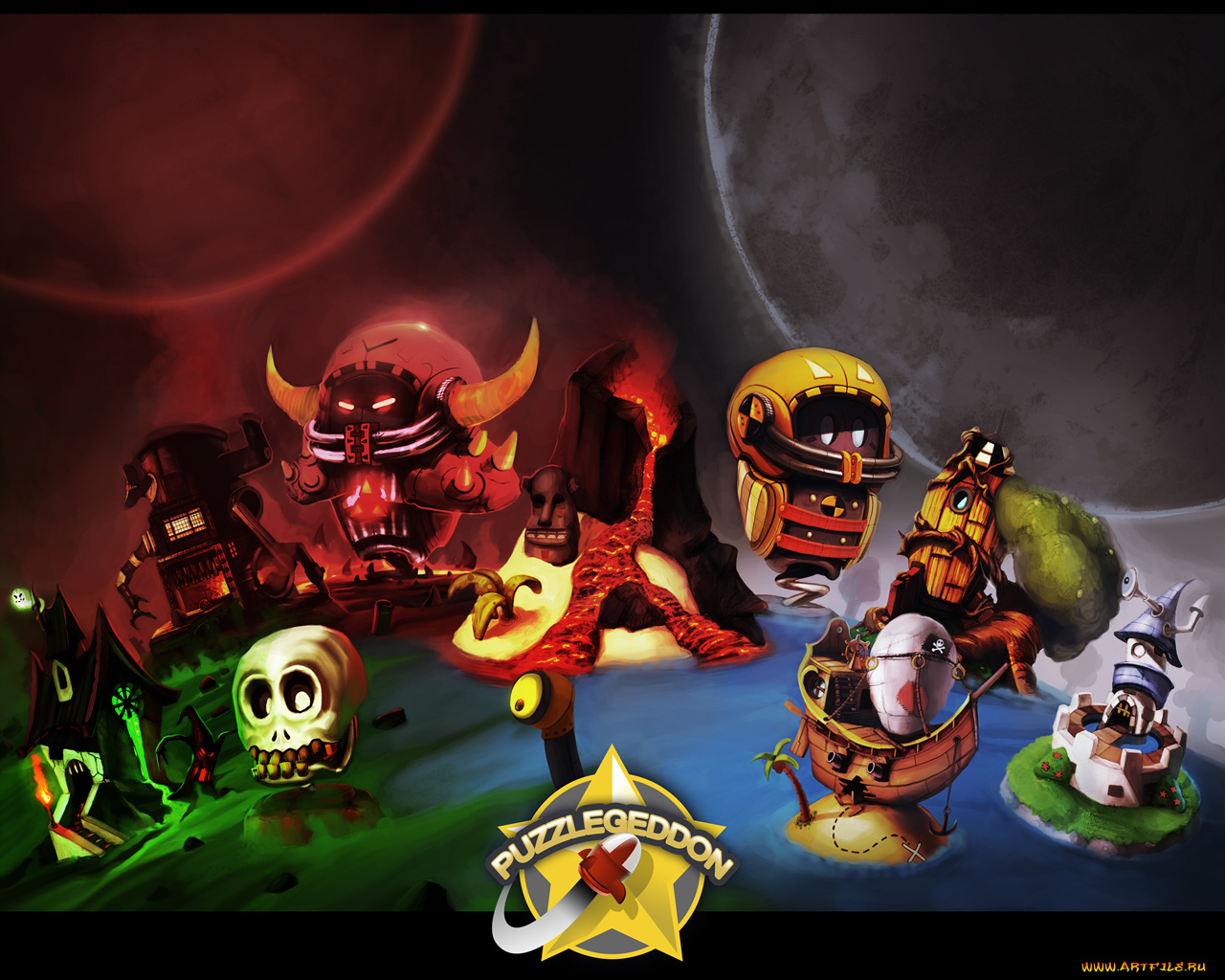puzzlegeddon, видео, игры